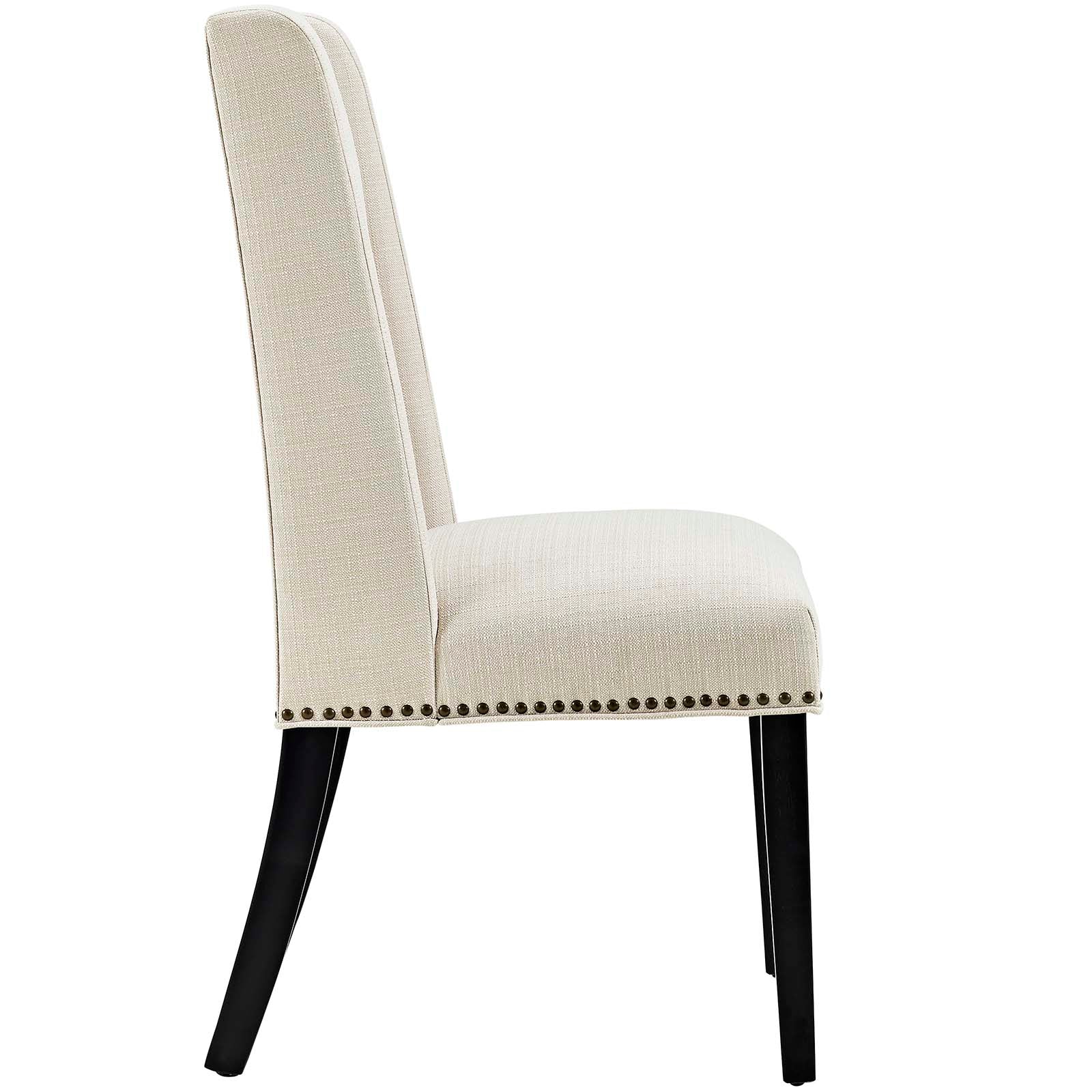 Modway Dining Chairs - Baron Dining Chair Fabric Beige (Set of 4)