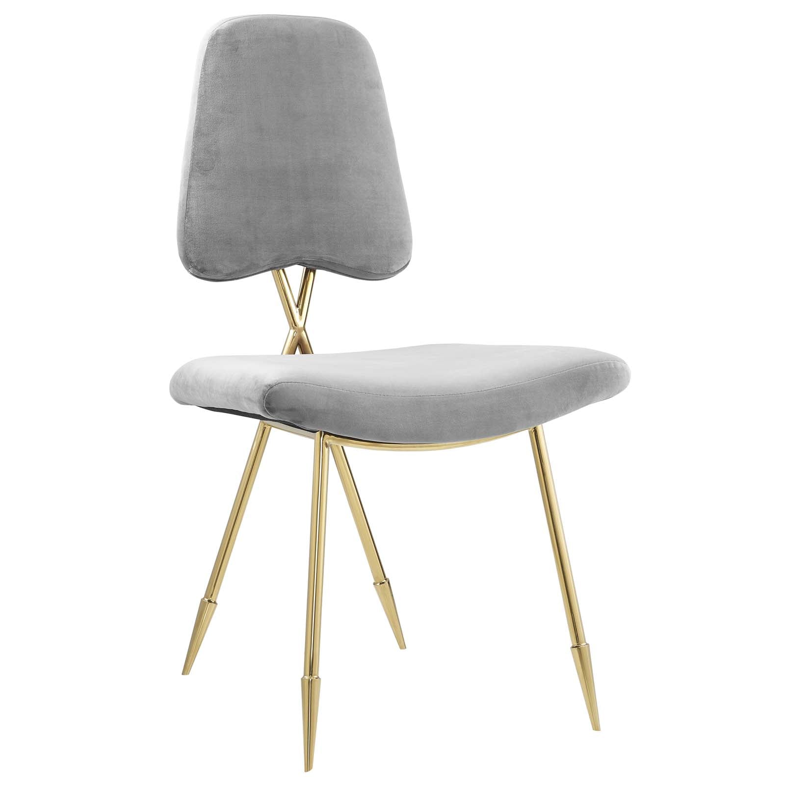 Modway Dining Chairs - Ponder Dining Side Chair Gray (Set of 2)