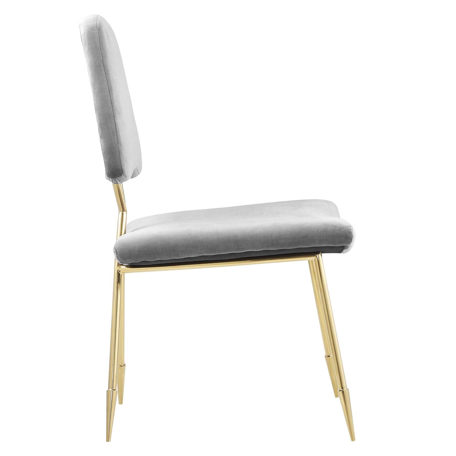 Modway Dining Chairs - Ponder Dining Side Chair Gray (Set of 2)