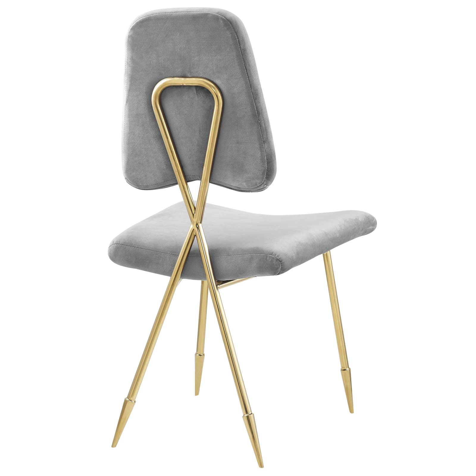 Modway Dining Chairs - Ponder Dining Side Chair Gray (Set of 2)
