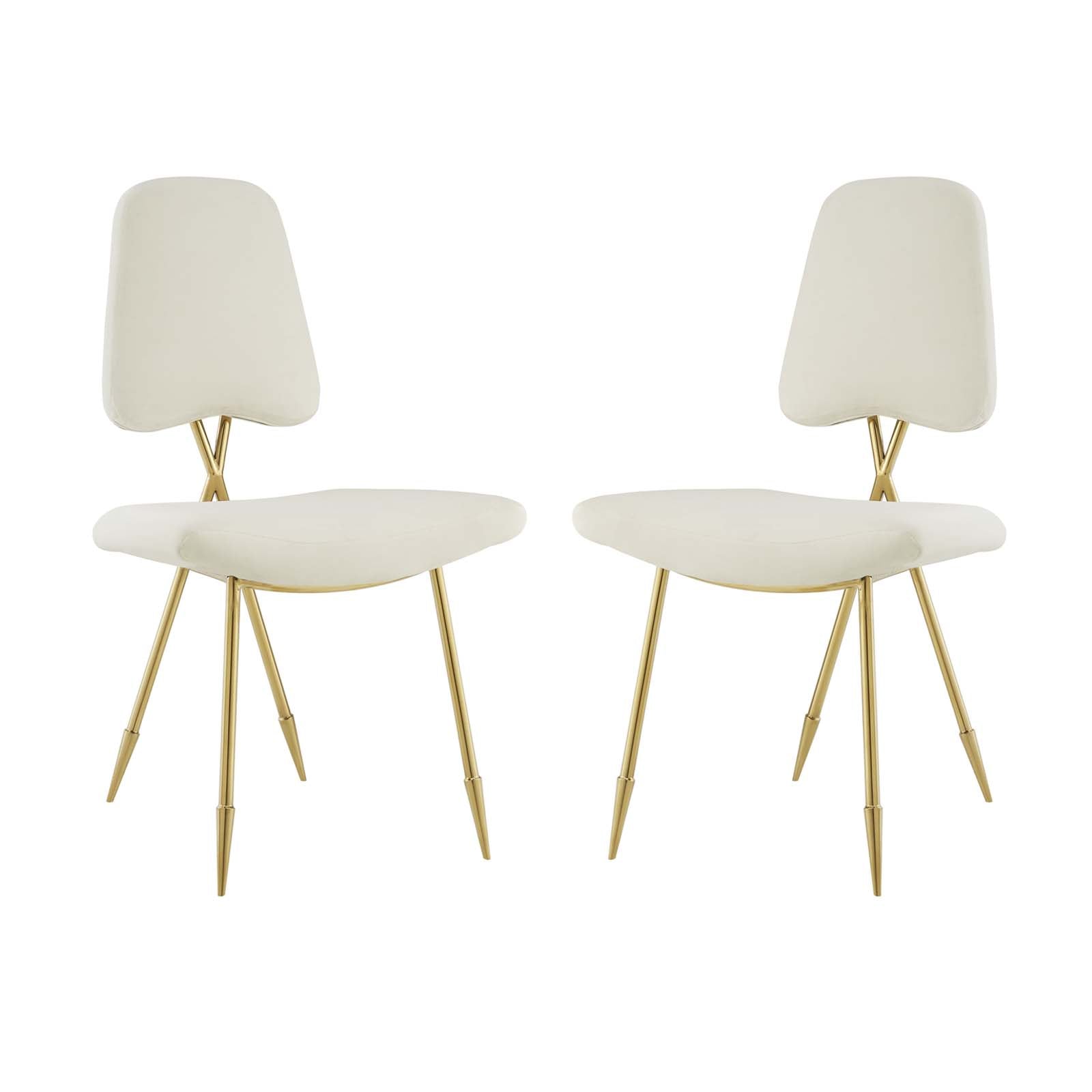 Modway Dining Chairs - Ponder Dining Side Chair Ivory (Set of 2)
