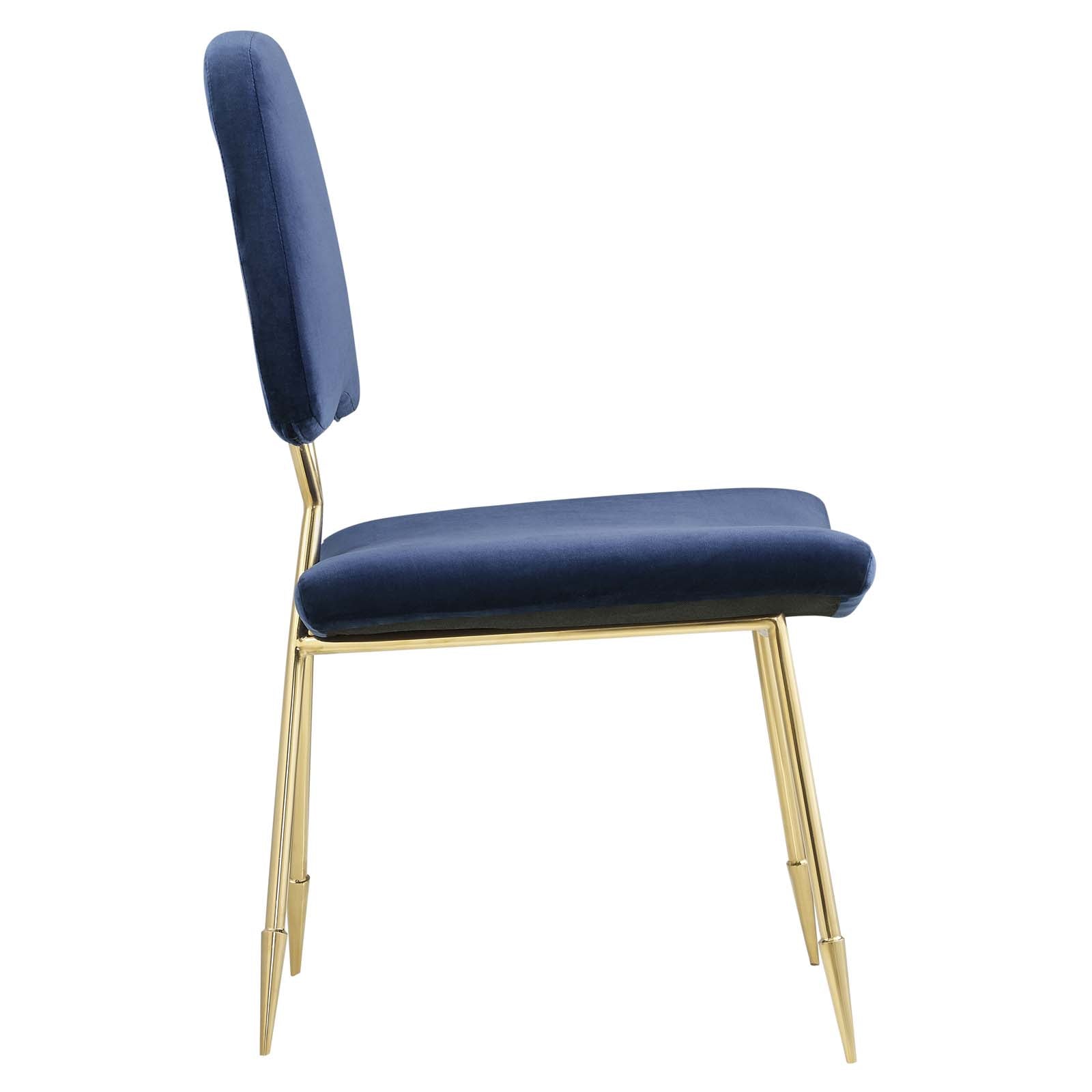 Modway Dining Chairs - Ponder Dining Side Chair Navy (Set of 4)