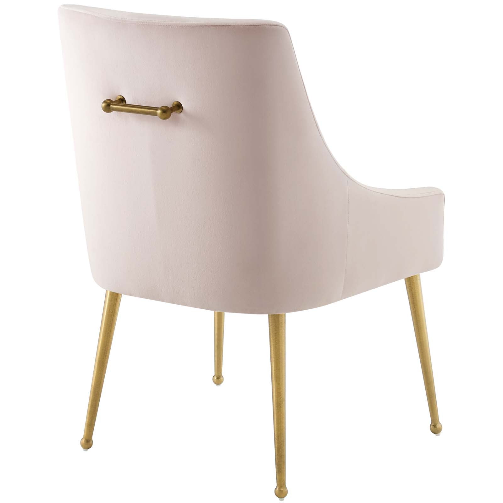 Modway Dining Chairs - Discern Upholstered Performance Velvet Dining Chair Pink