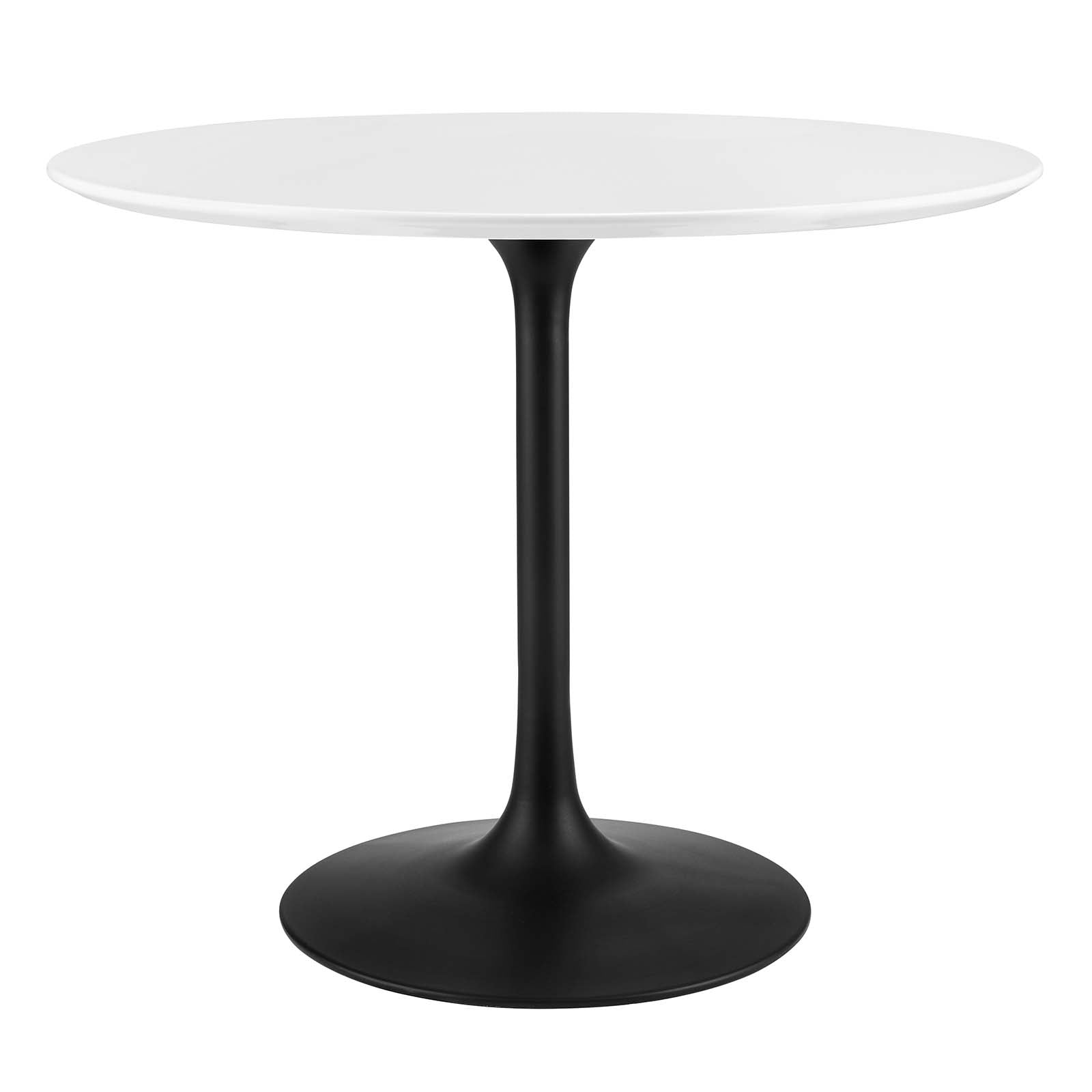 Modway Dining Tables - Lippa-36"-Round-Wood-Dining-Table-Black-White