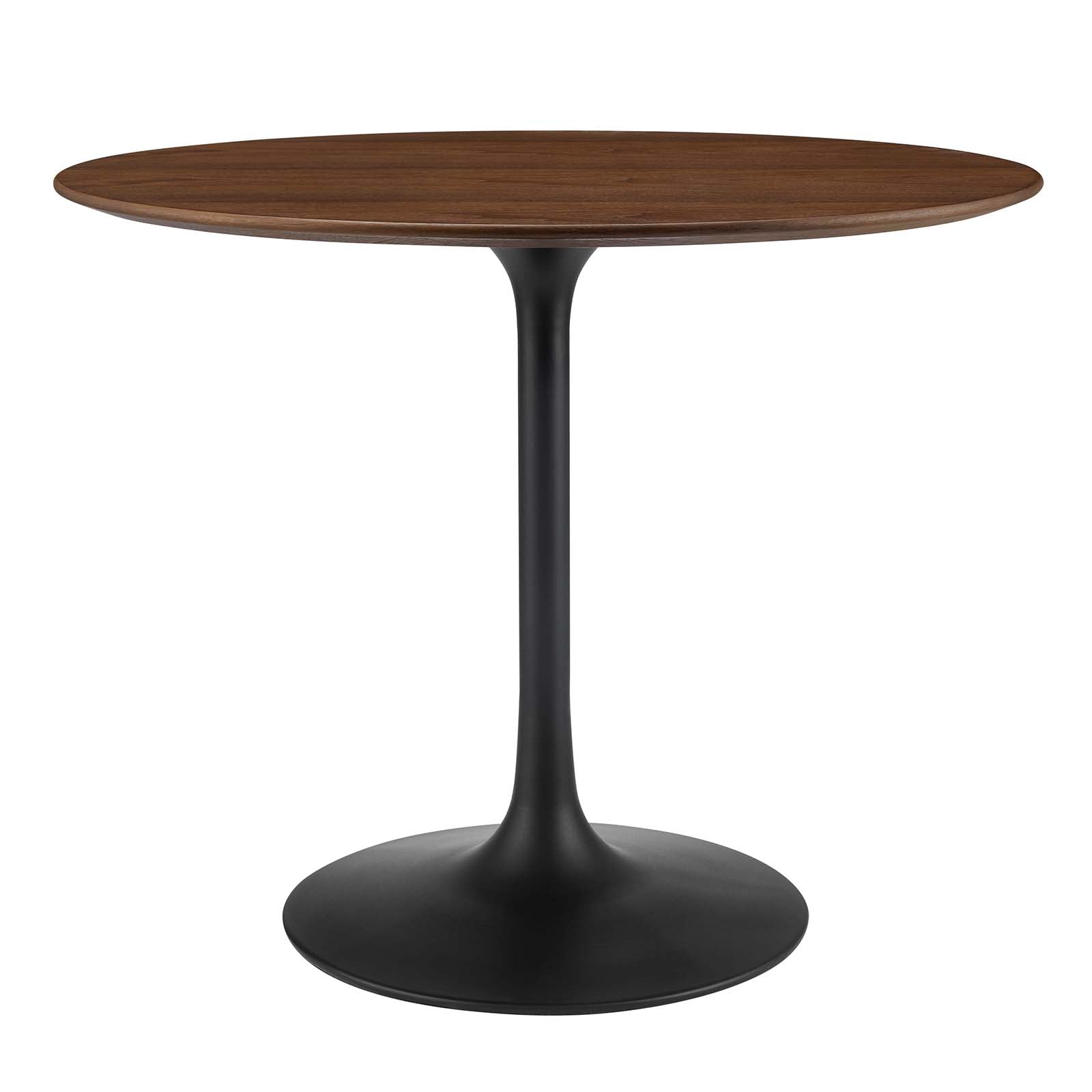 Modway Dining Tables - Lippa 36" Round Walnut Dining Table Black Walnut
