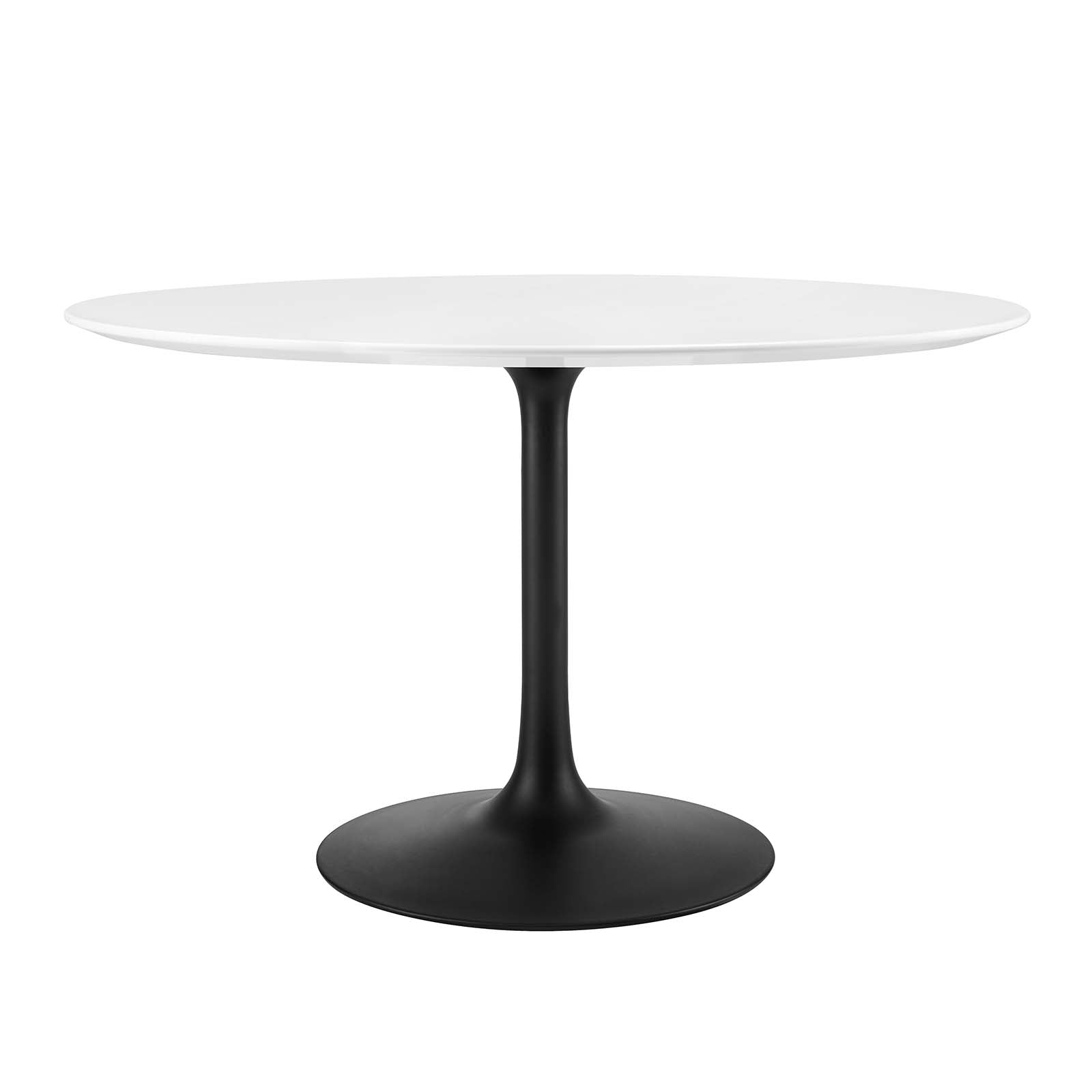 Modway Dining Tables - Lippa 47" Round Wood Dining Table Black White