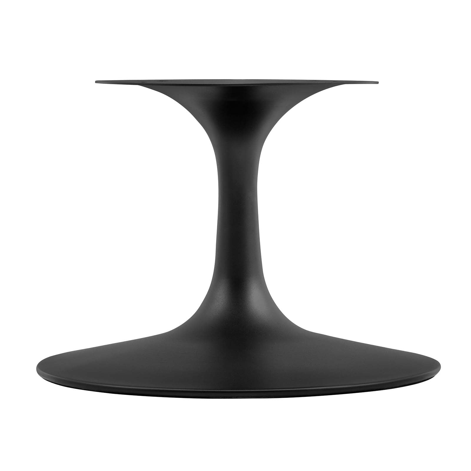 Modway Coffee Tables - Lippa 42" Oval Marble Coffee Table Black & White