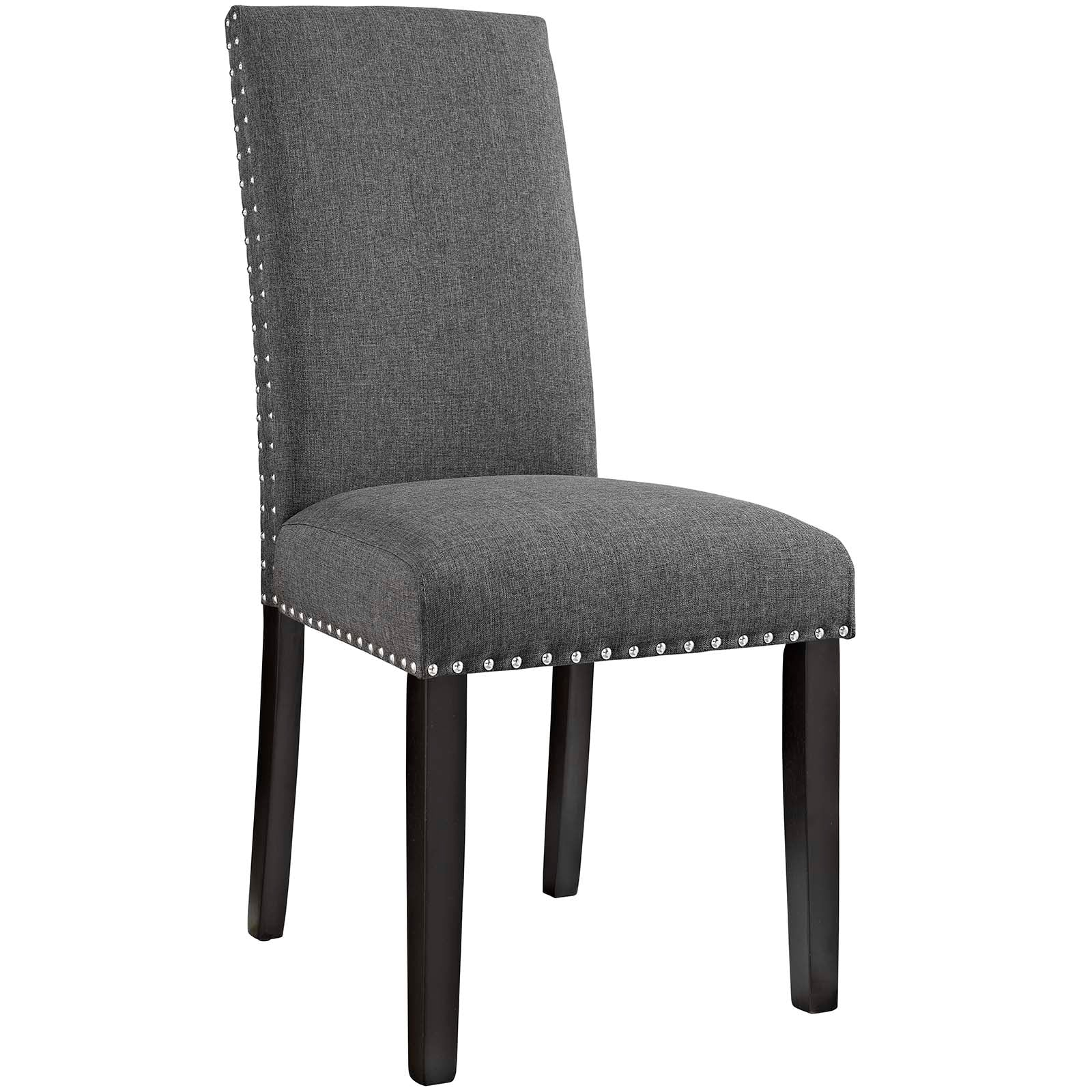 Modway Dining Chairs - Parcel Dining Side Chair Fabric Set of 4 Gray