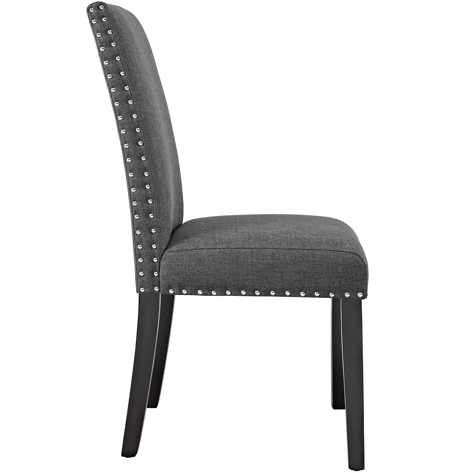 Modway Dining Chairs - Parcel Dining Side Chair Fabric Set of 4 Gray