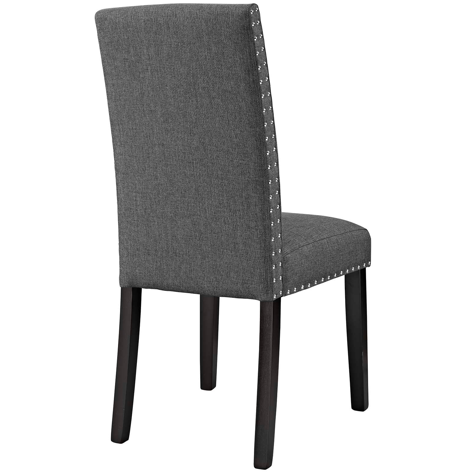Modway Dining Chairs - Parcel Dining Side Chair Fabric Set of 4 Gray