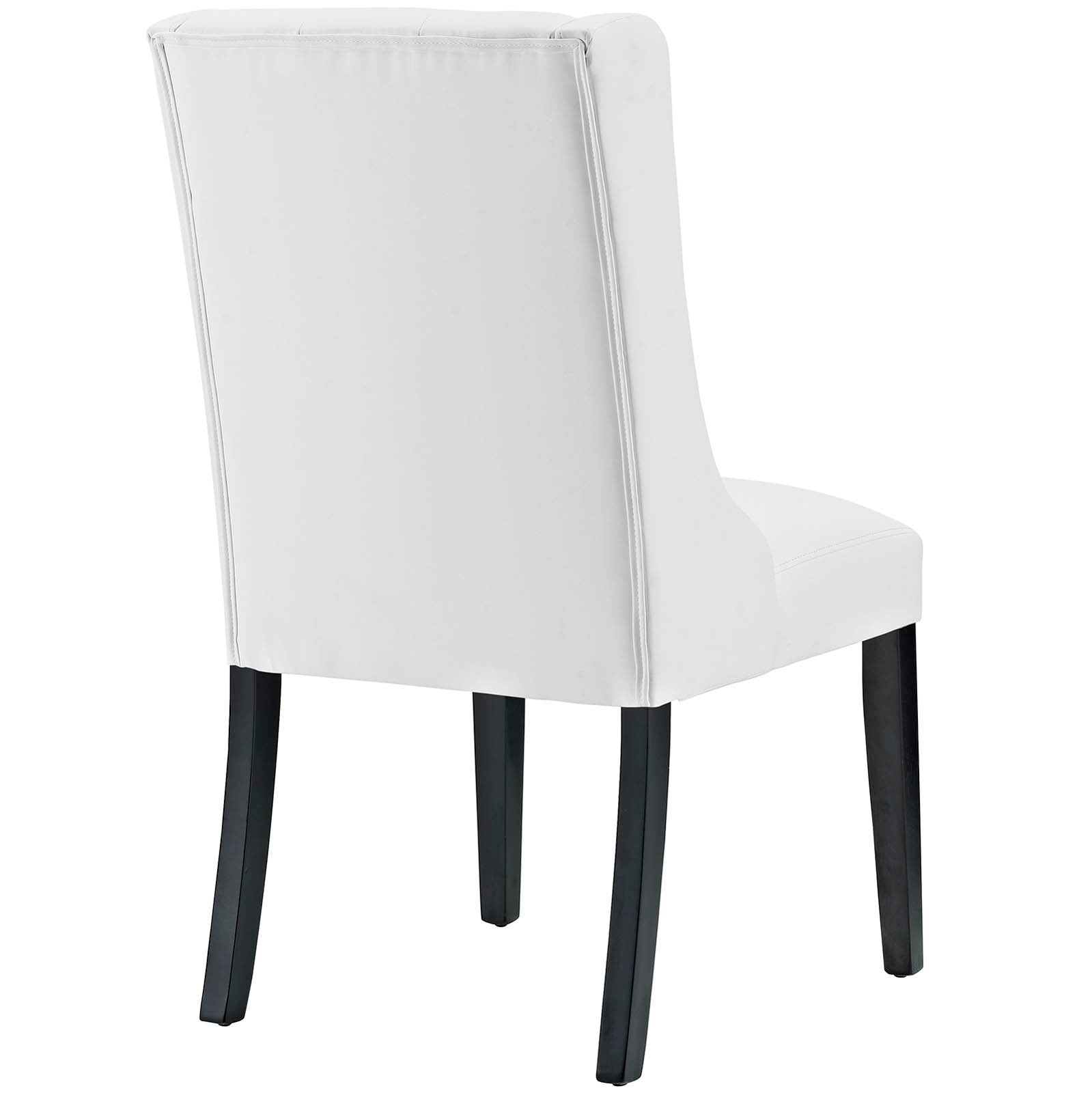 Modway Dining Chairs - Baronet Dining Chair Vinyl ( Set of 2 ) White