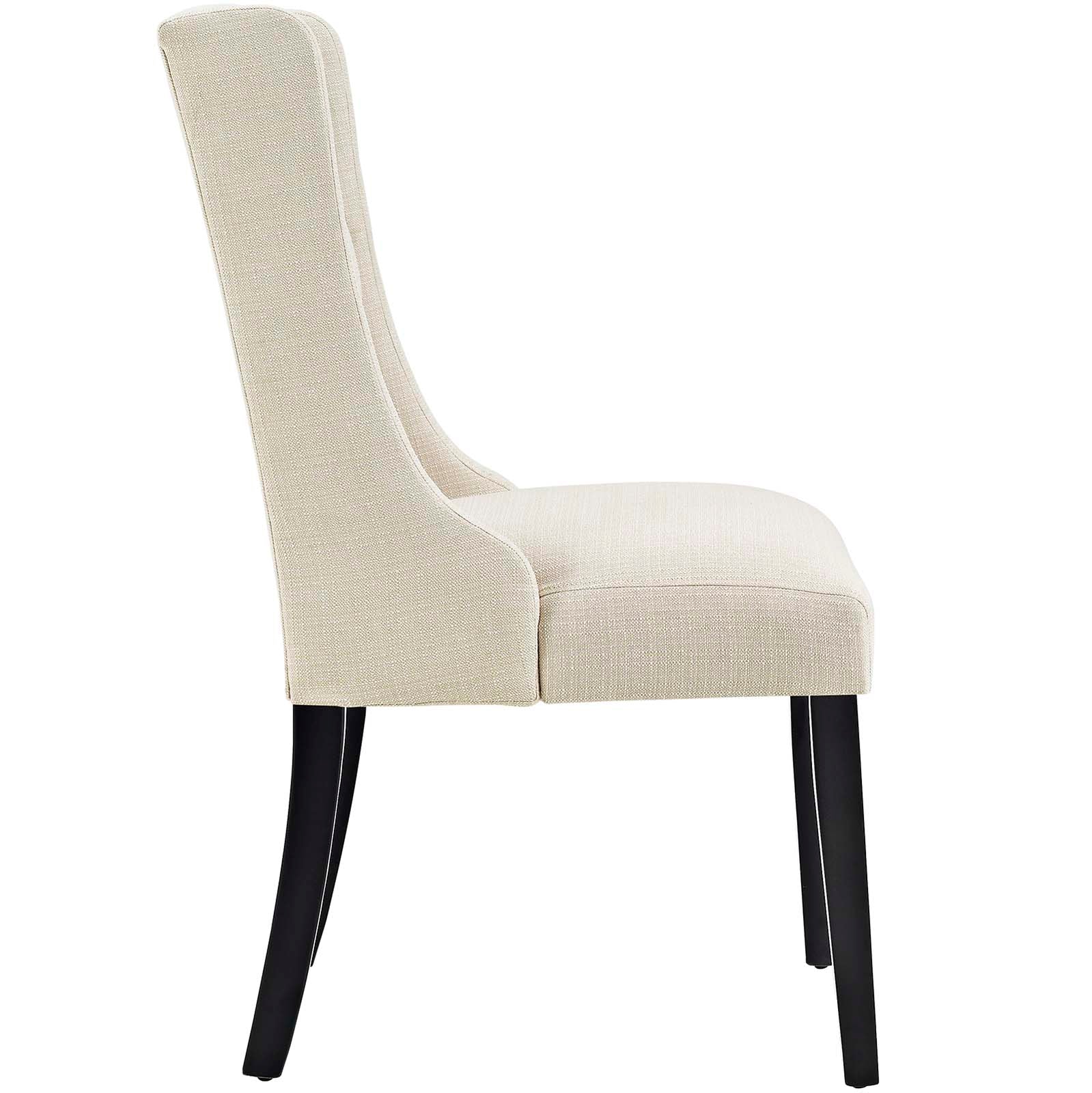 Modway Dining Chairs - Baronet Dining Chair Fabric Beige (Set of 4)