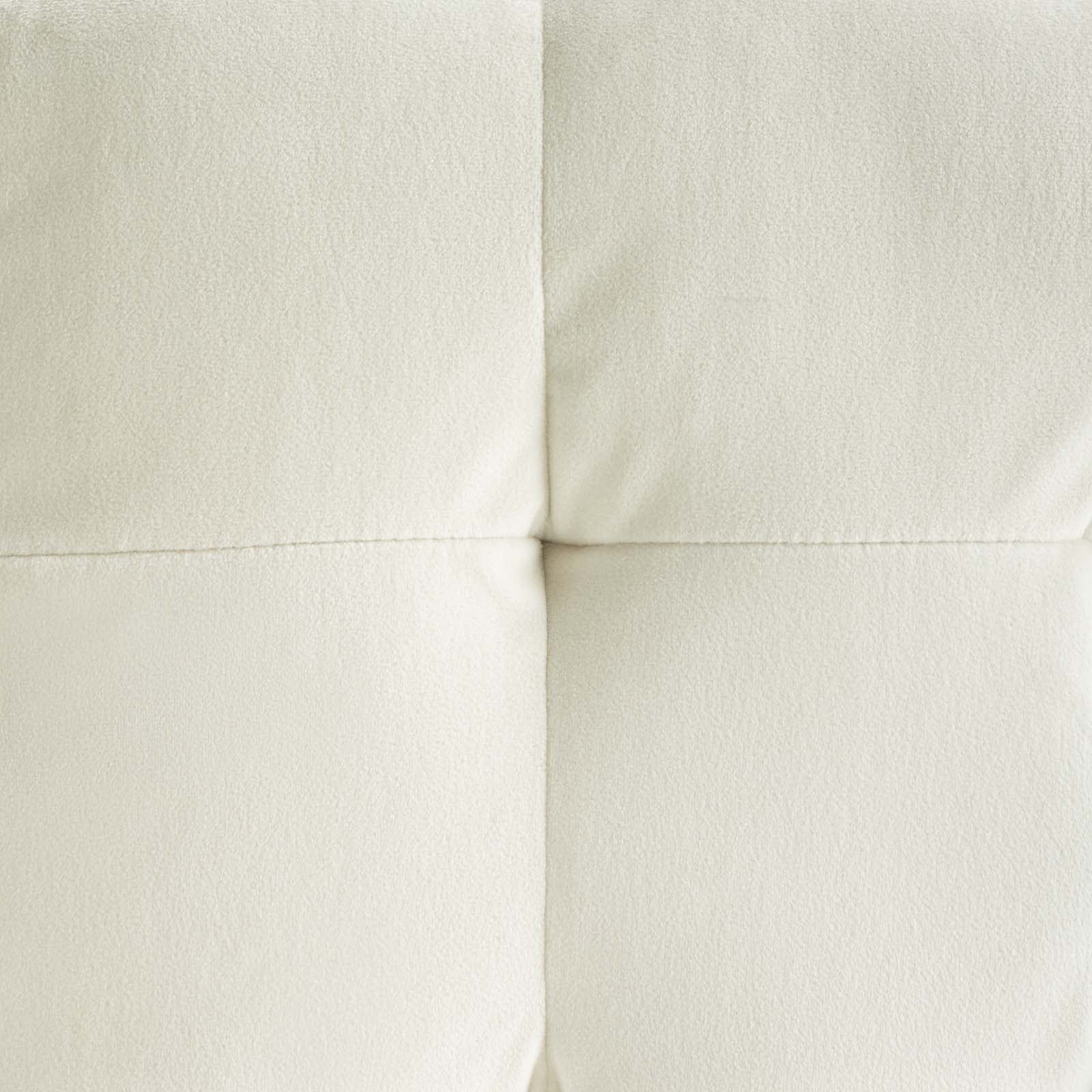 Modway Ottomans & Stools - Contour Tufted Cube Performance Velvet Ottoman Ivory