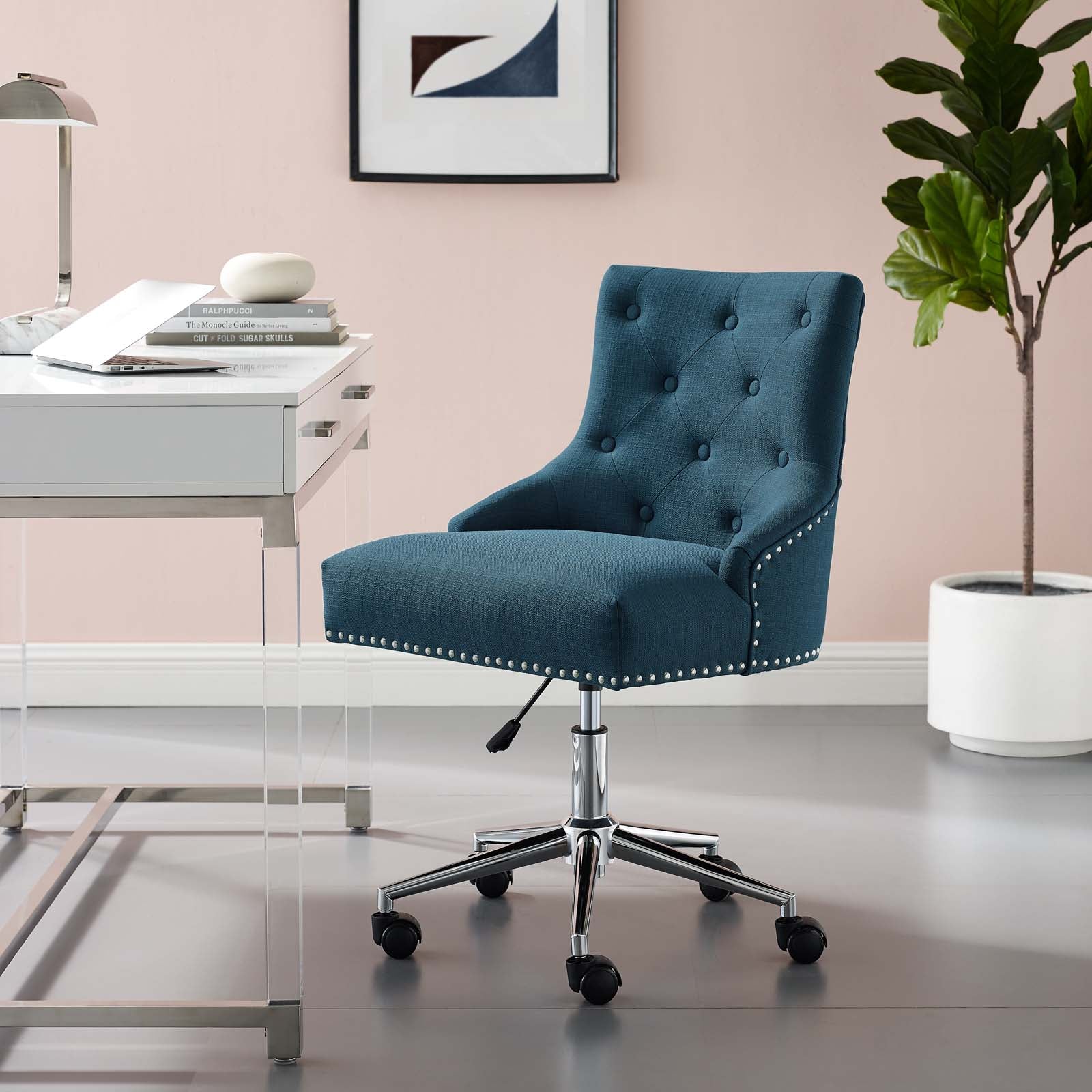 Modway Task Chairs - Regent Office Chair Azure
