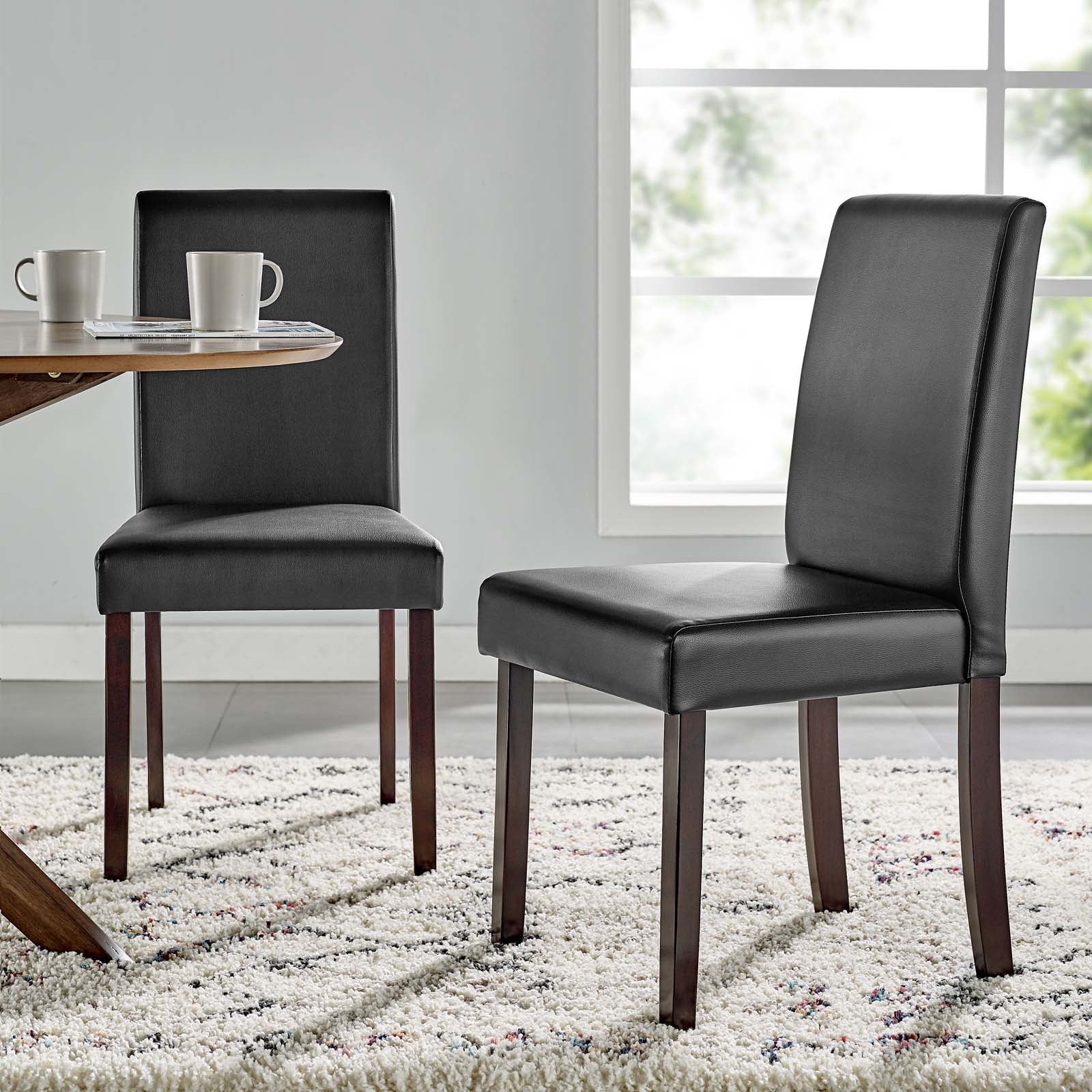 Modway Dining Chairs - Prosper Dining Side Chair Black (Set of 2)
