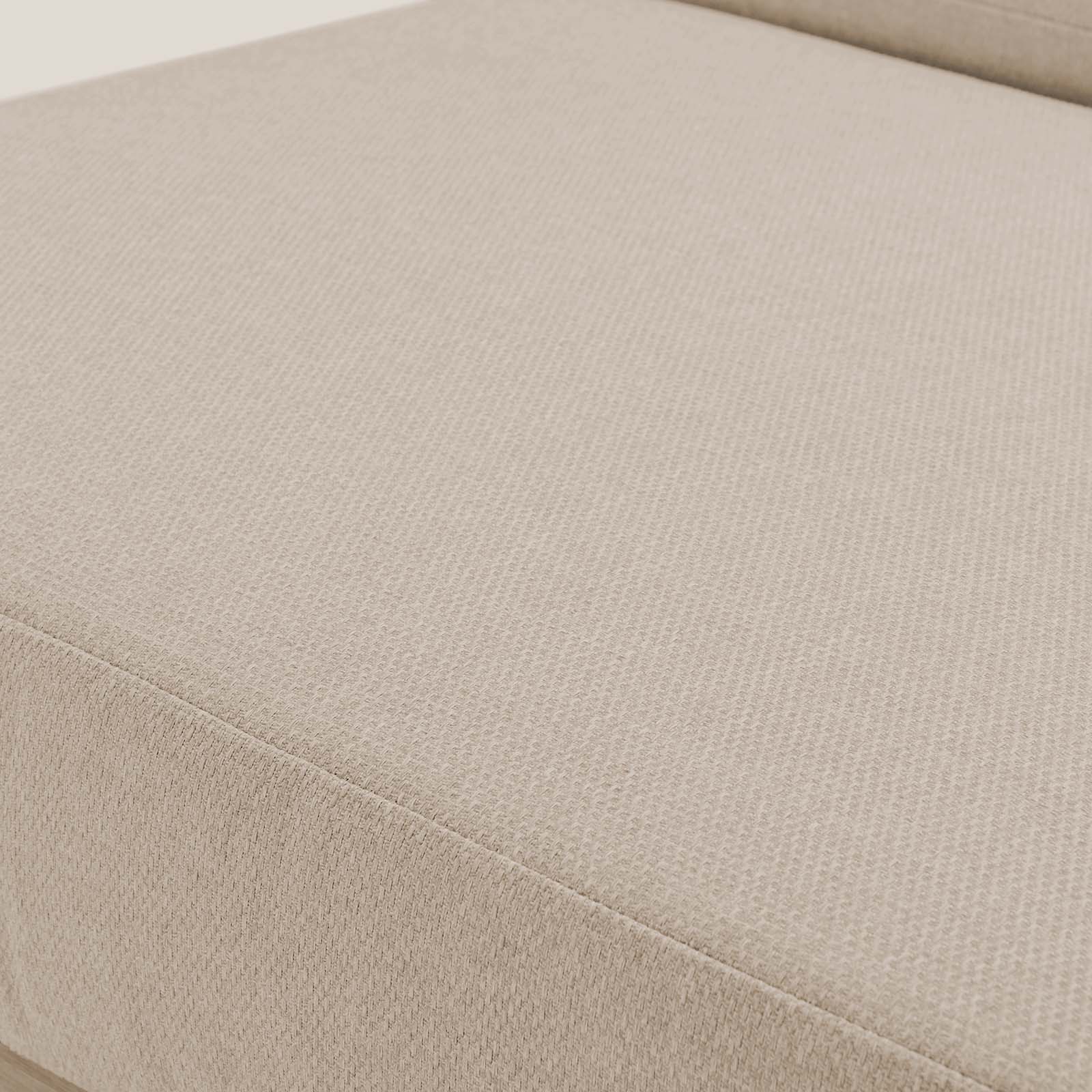 Modway Outdoor Chairs - Sedona Outdoor Patio Eucalyptus Wood Sectional Sofa Armless Chair Natural Taupe