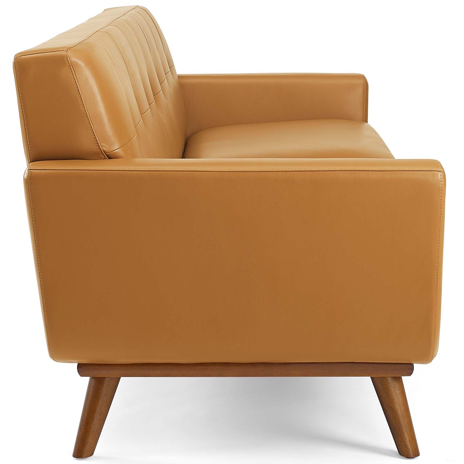 Modway Sofas & Couches - Engage Leather Sofa Tan