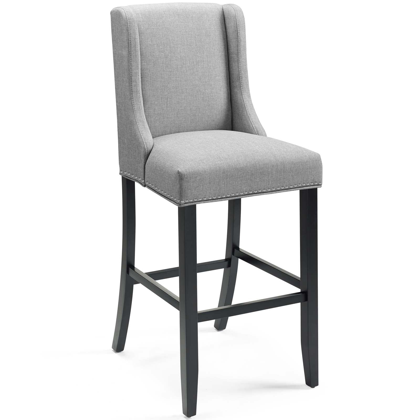 Modway Barstools - Baron Bar Stool Light Gray