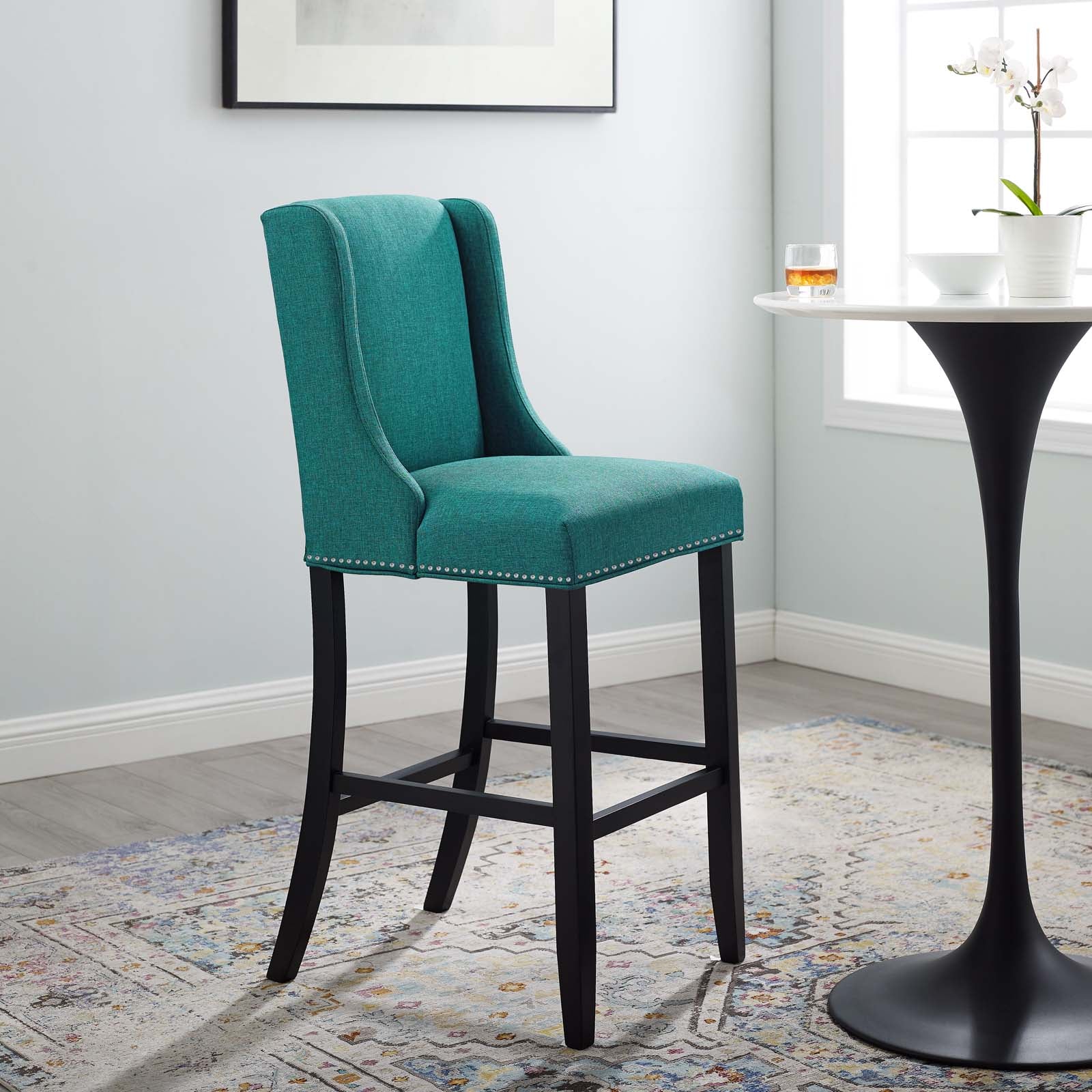 Modway Barstools - Baron Bar Stool Teal