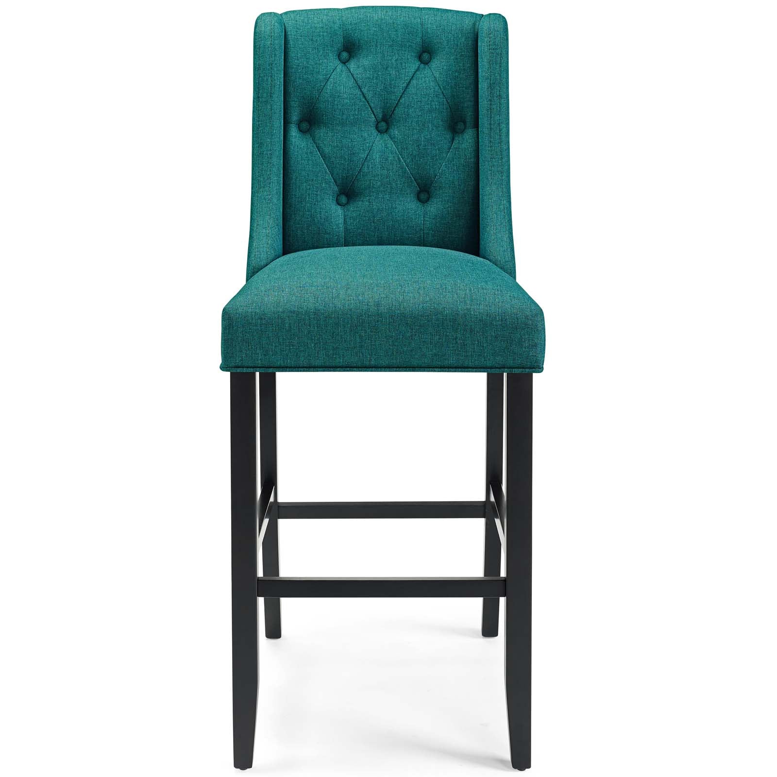 Modway Barstools - Baronet Fabric Bar Stool Teal