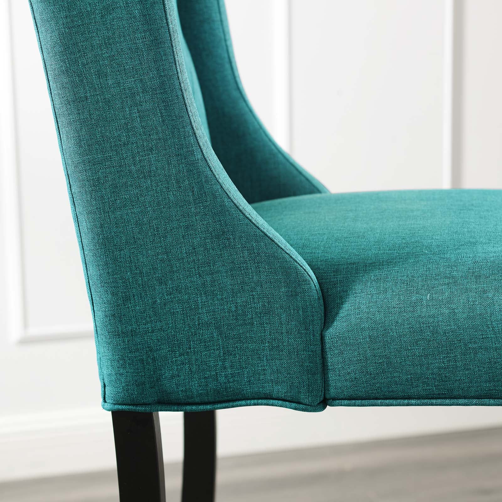 Modway Barstools - Baronet Fabric Bar Stool Teal