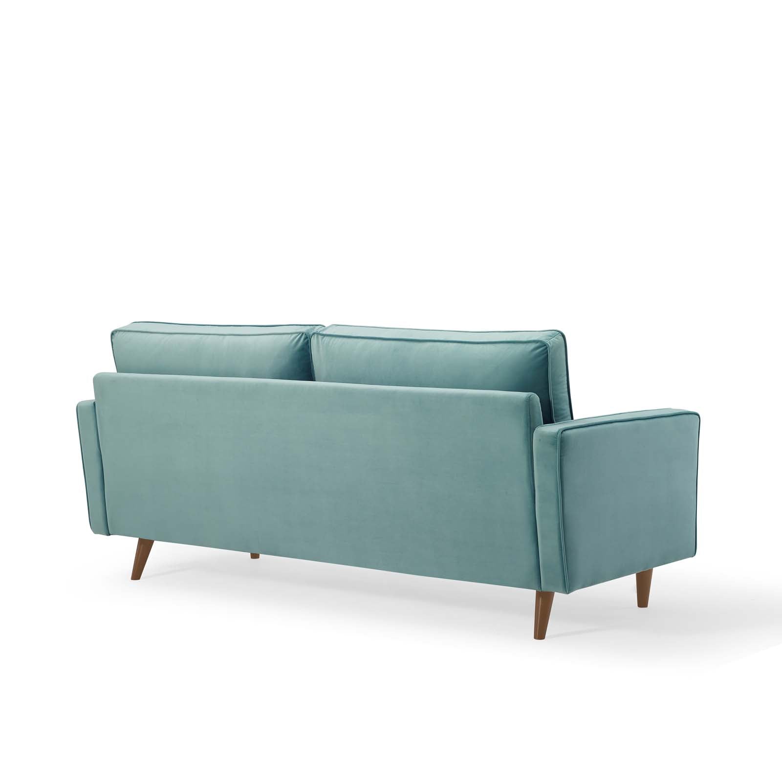 Modway Sofas & Couches - Valour Performance Velvet Sofa Mint