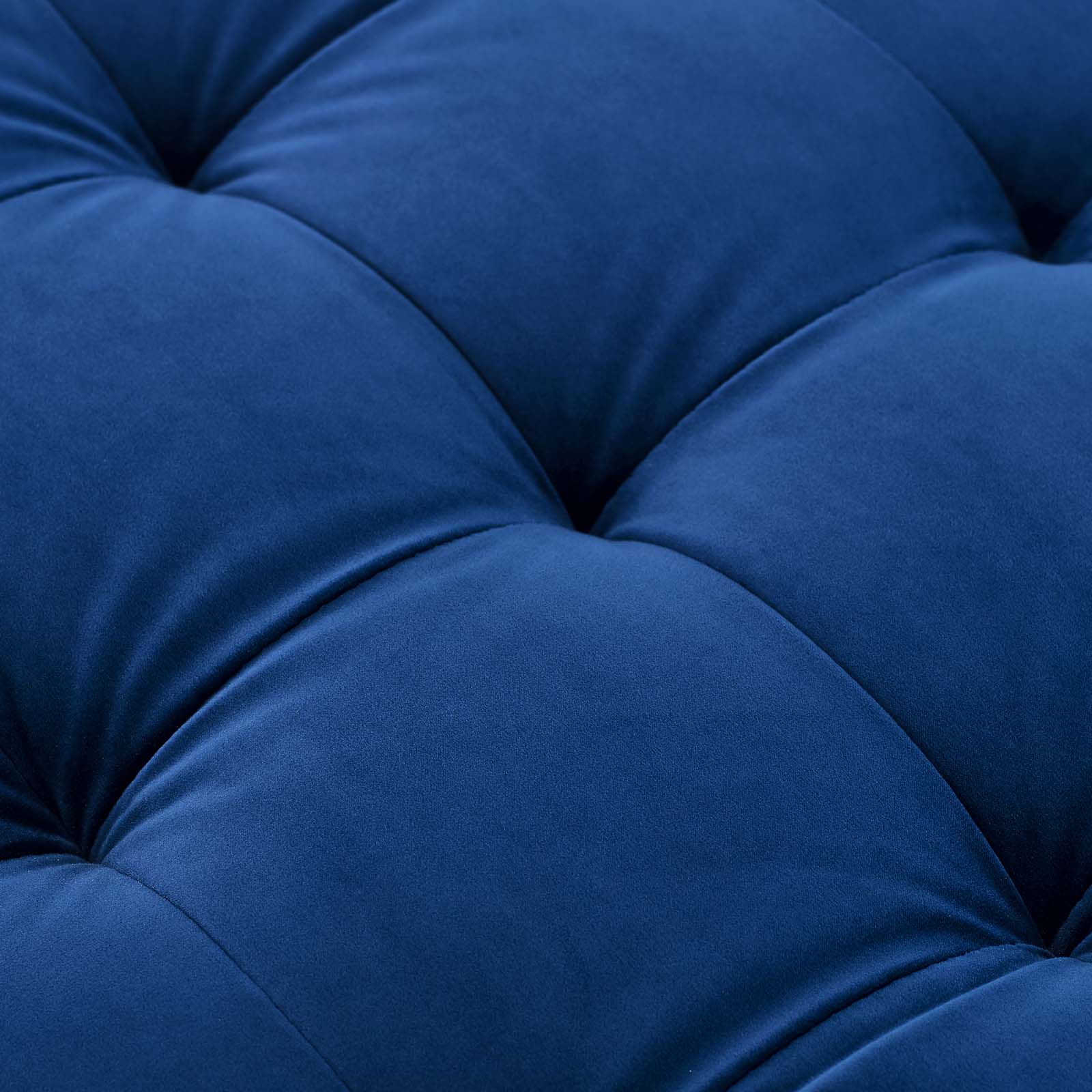 Modway Sofas & Couches - Valour Performance Velvet Sofa Navy