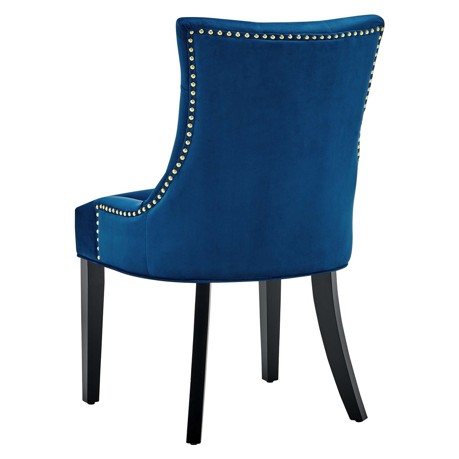 Modway Dining Chairs - Regent Tufted Performance Velvet Dining Side Chairs Navy ( Set of 2 )