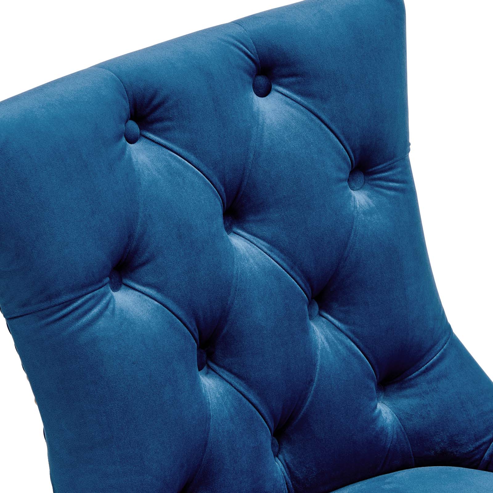 Modway Dining Chairs - Regent Tufted Performance Velvet Dining Side Chairs Navy ( Set of 2 )