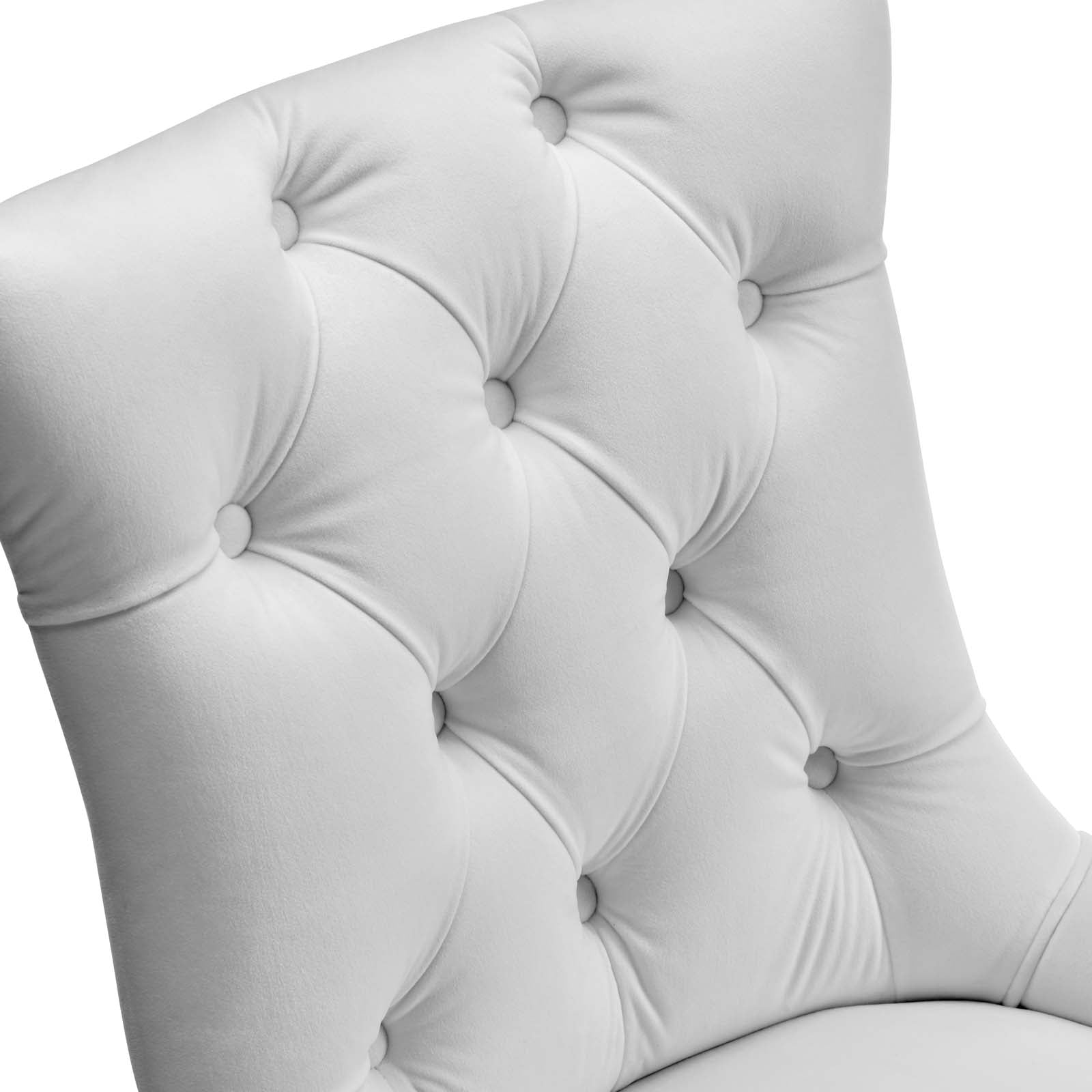 Modway Dining Chairs - Regent-Tufted-Performance-Velvet-Dining-Side-Chairs---Set-of-2-White