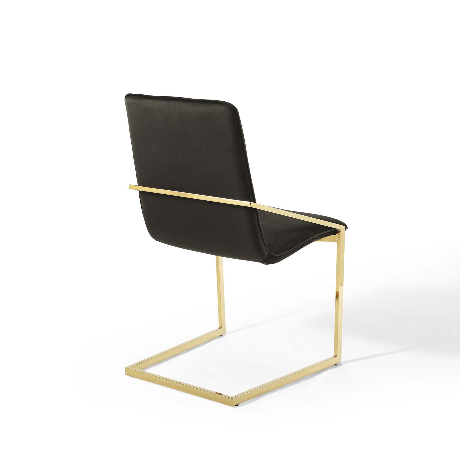 Modway Dining Chairs - Pitch Performance Velvet Dining Armchair Gold Black