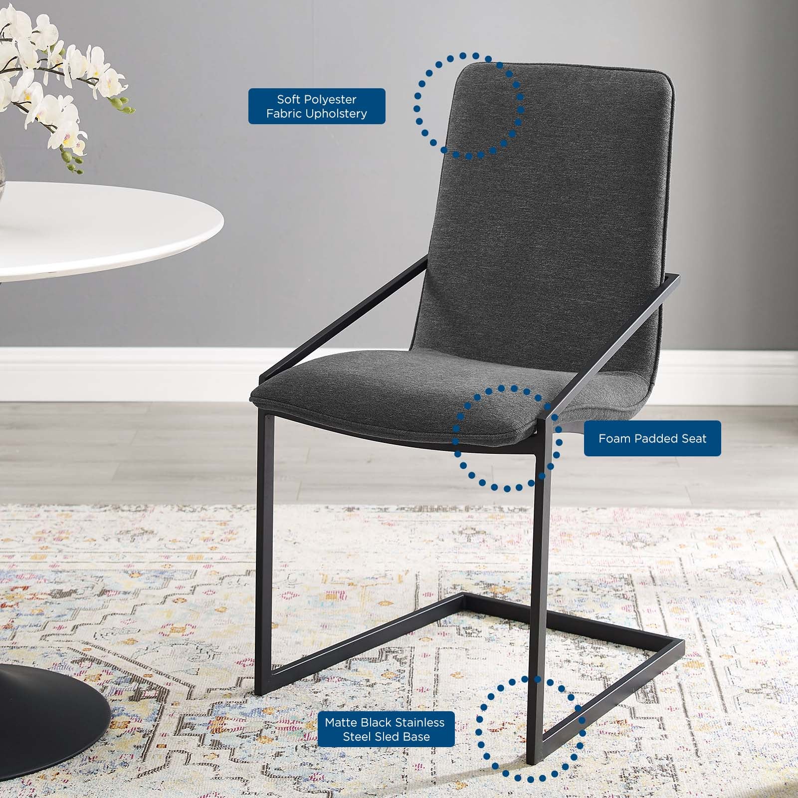 Fabric sales dining armchair