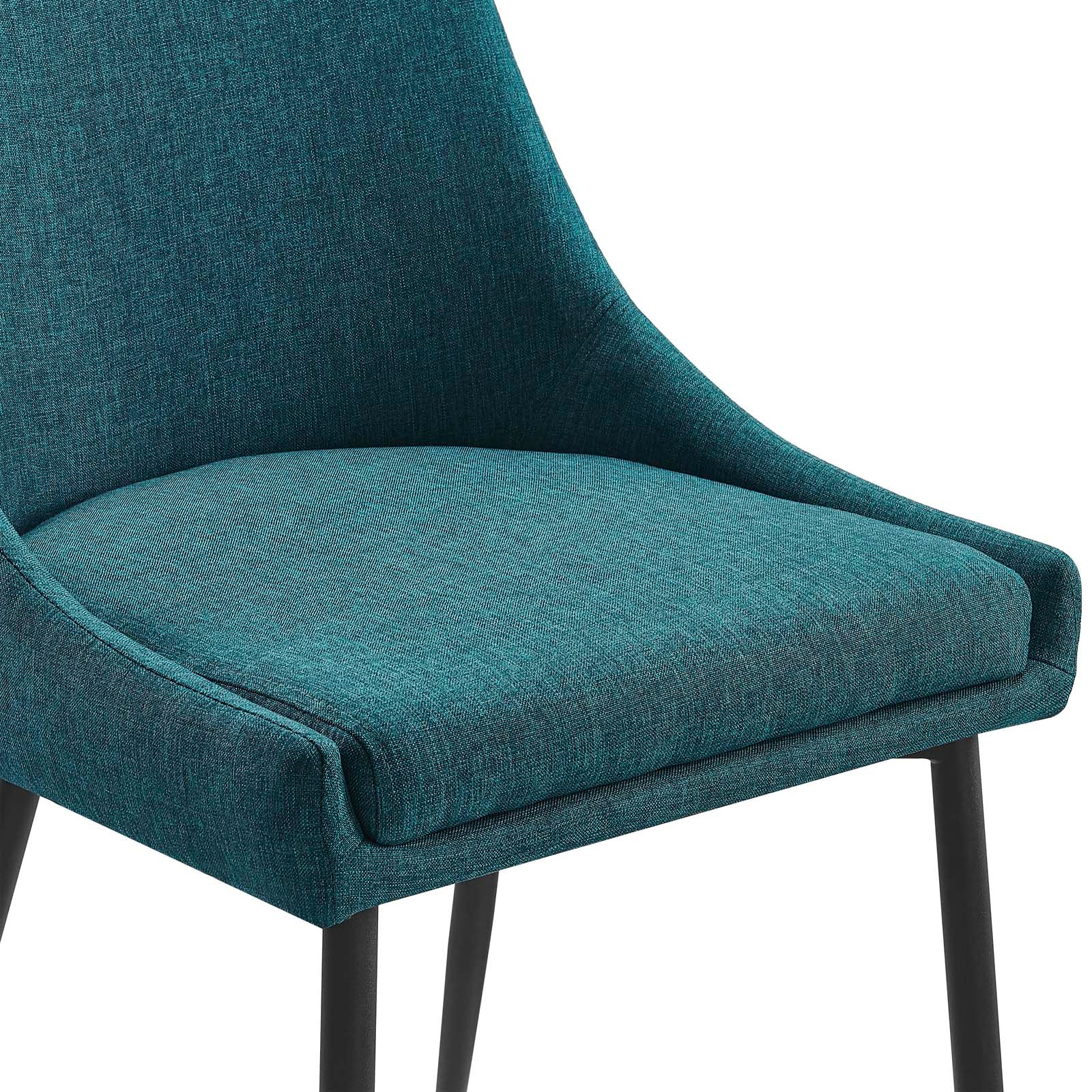 Modway Dining Chairs - Viscount Dining Chairs Black & Teal (Set Of 2)