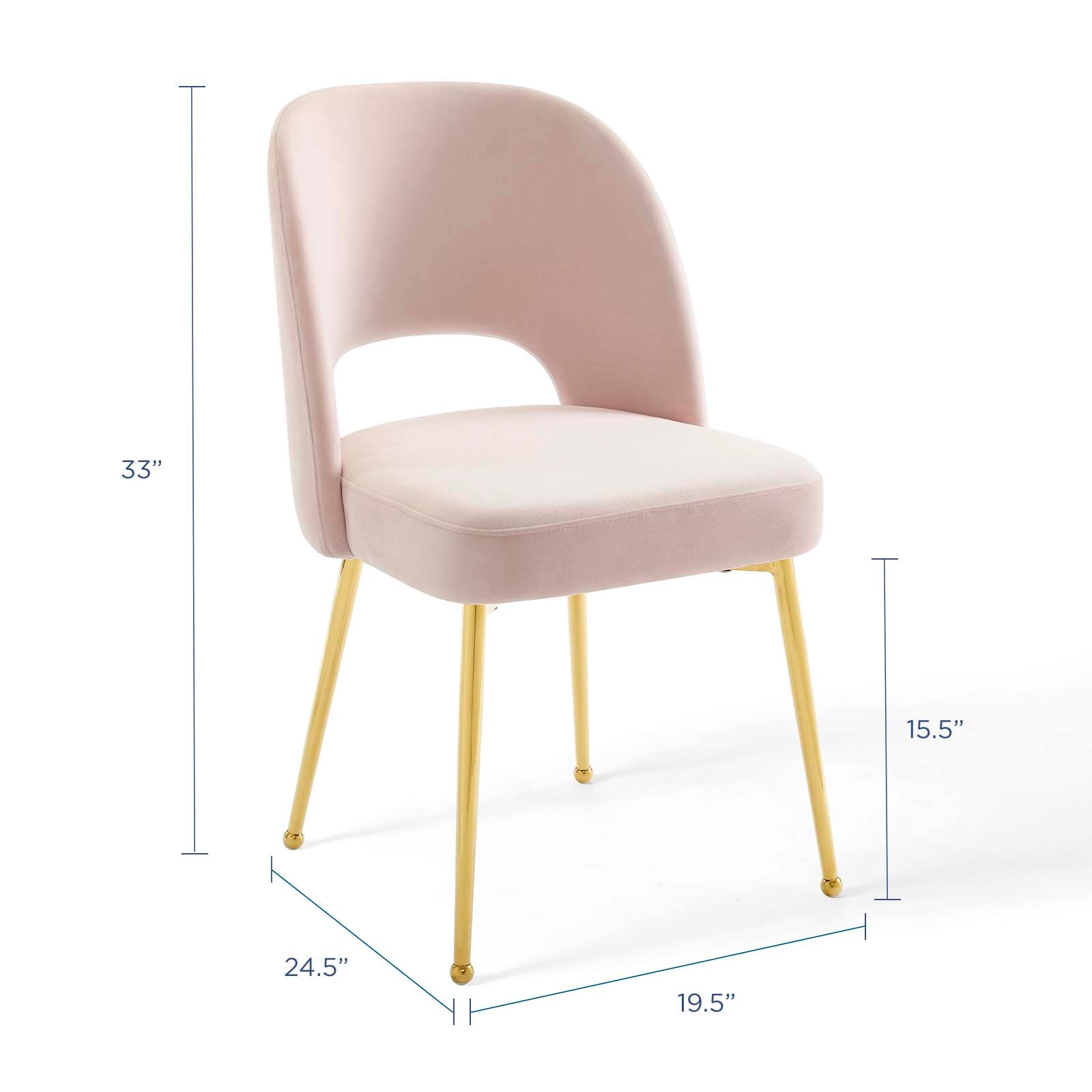 Modway Dining Chairs - Rouse Dining Room Side Chair Pink