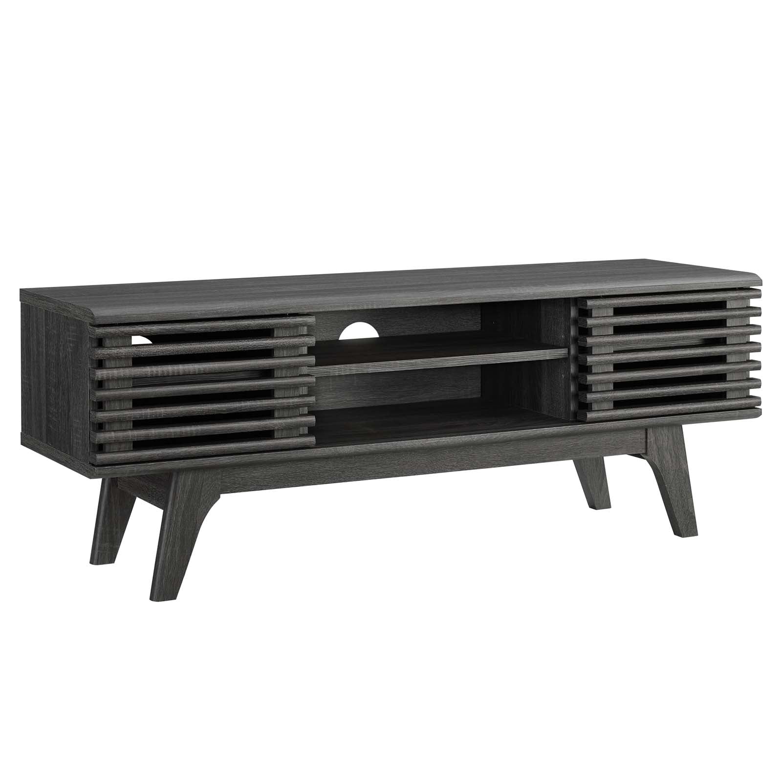 Modway TV & Media Units - Render-46"-Media-Console-TV-Stand-Charcoal