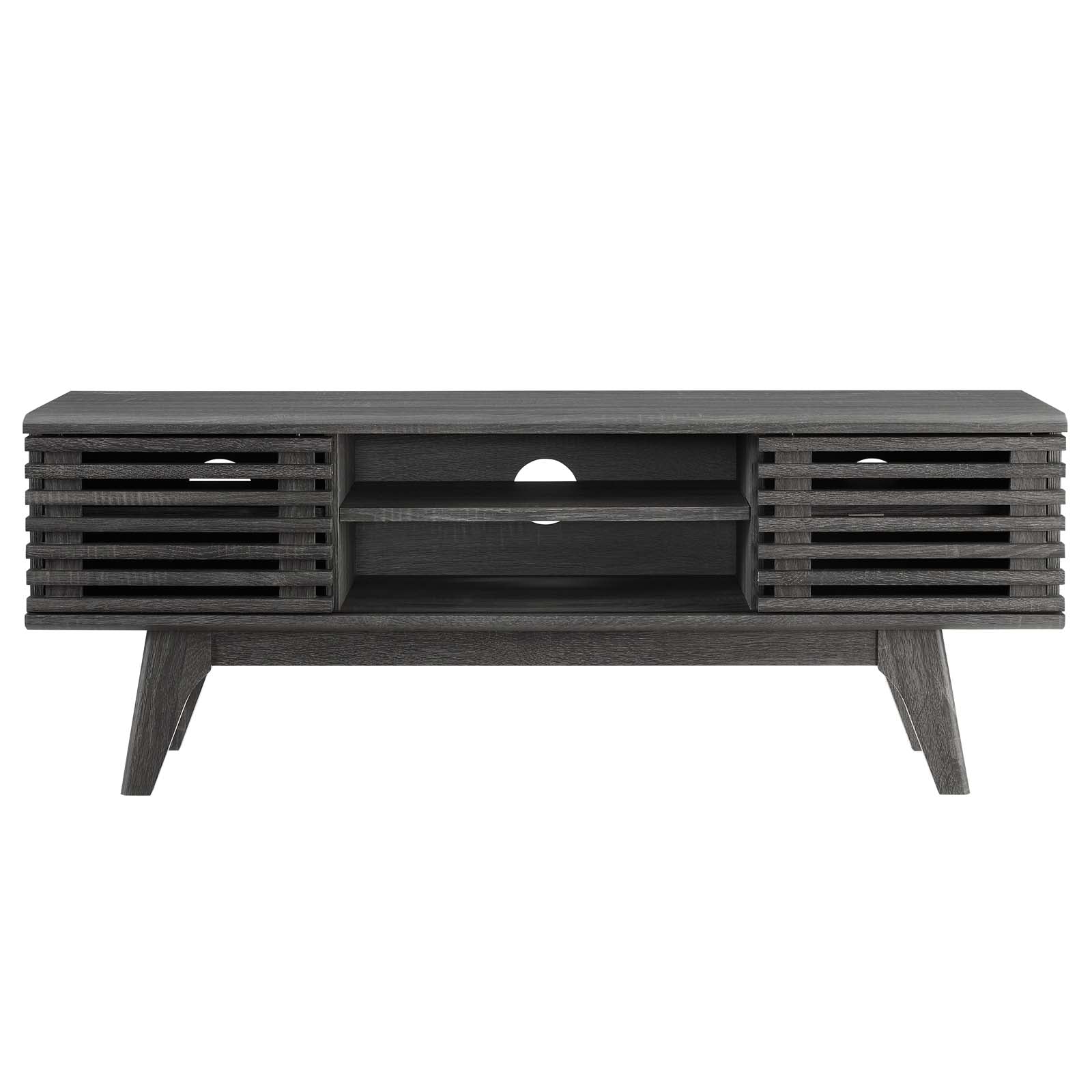 Modway TV & Media Units - Render-46"-Media-Console-TV-Stand-Charcoal