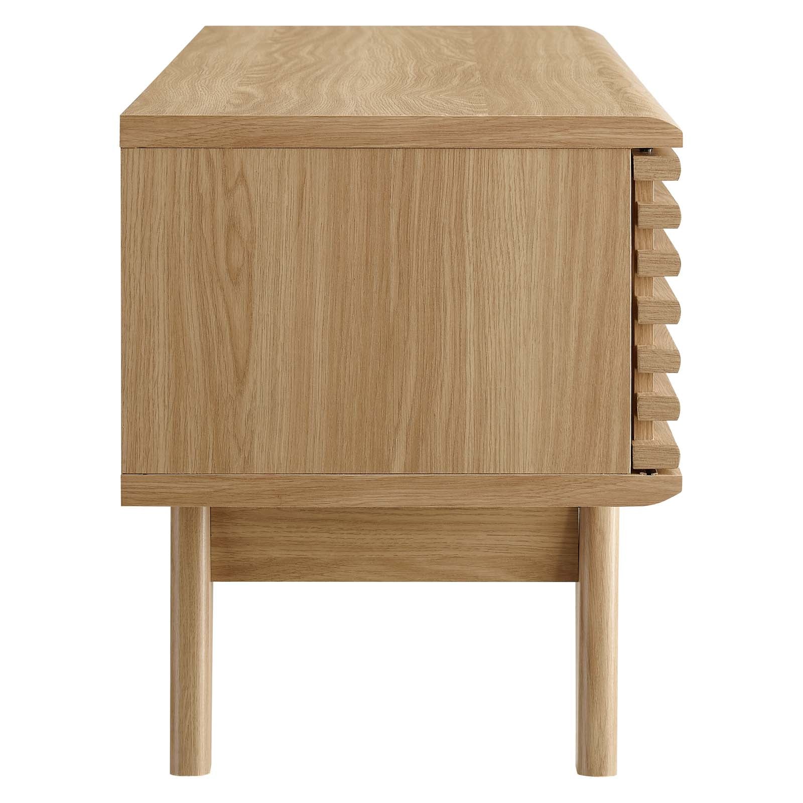 Modway TV & Media Units - Render 46" Media Console TV Stand Oak