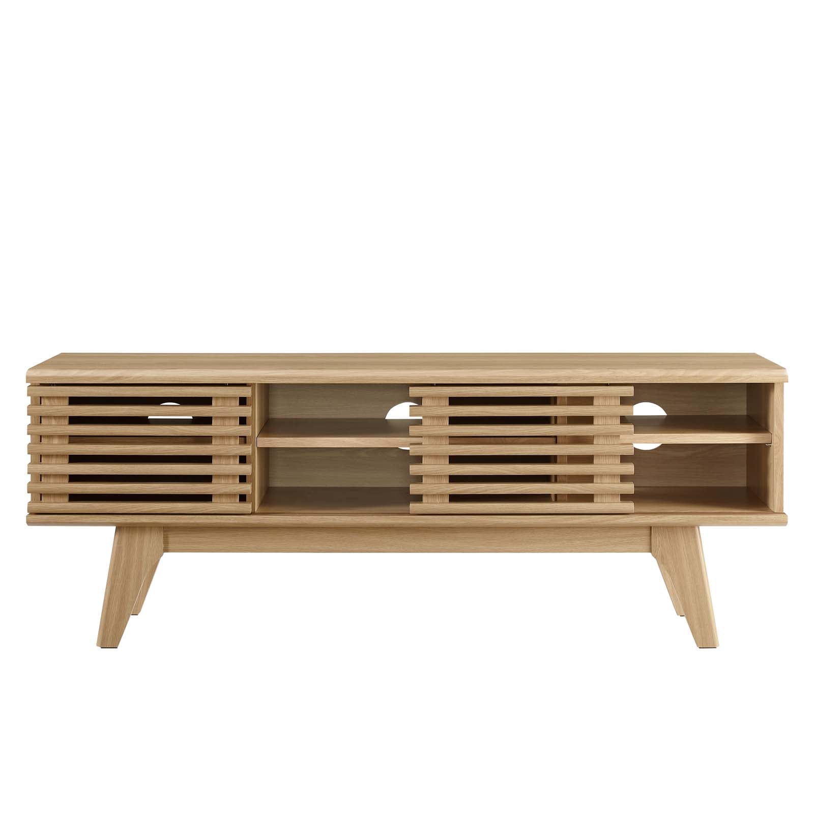 Modway TV & Media Units - Render 46" Media Console TV Stand Oak