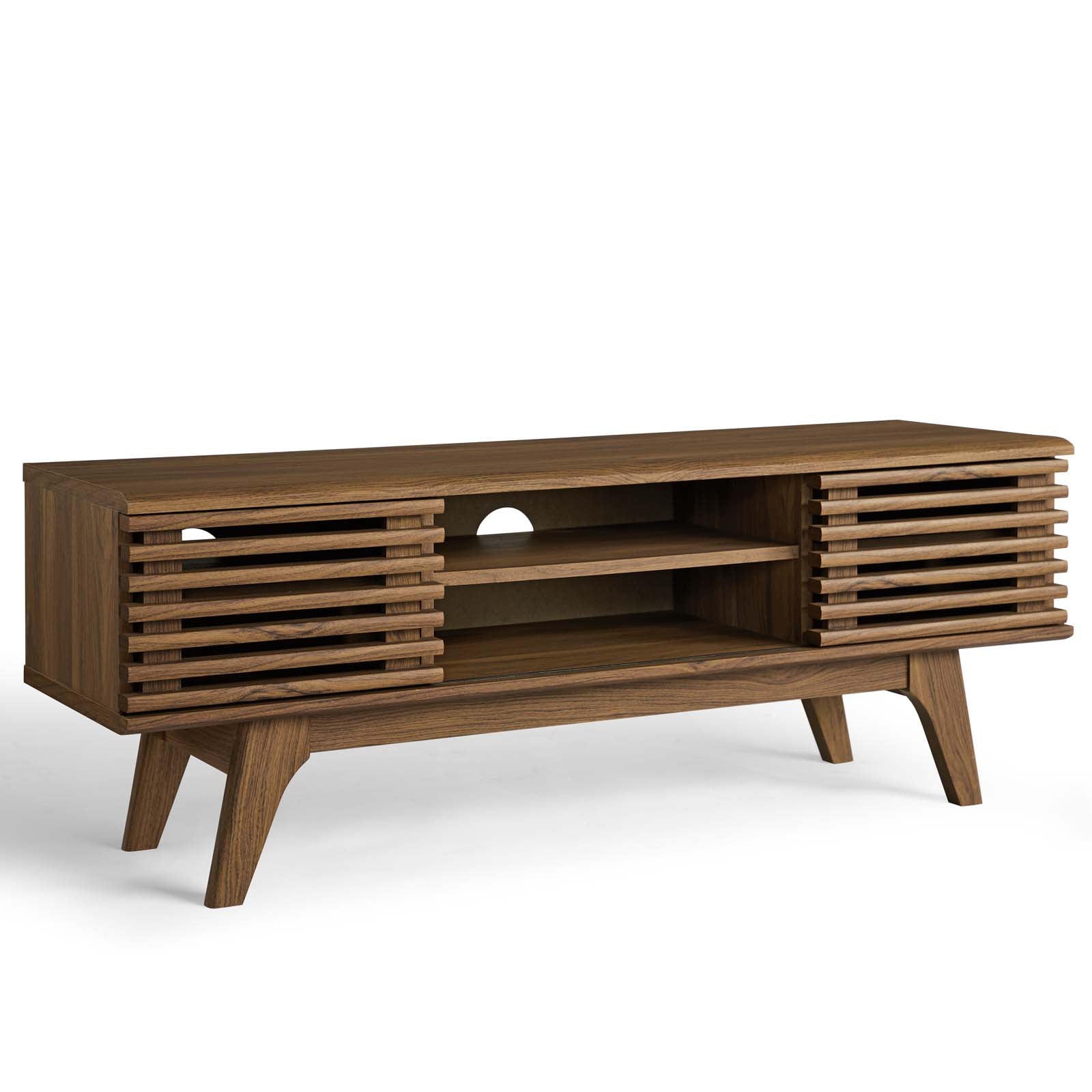 Modway TV & Media Units - Render 46" Media Console TV Stand Walnut