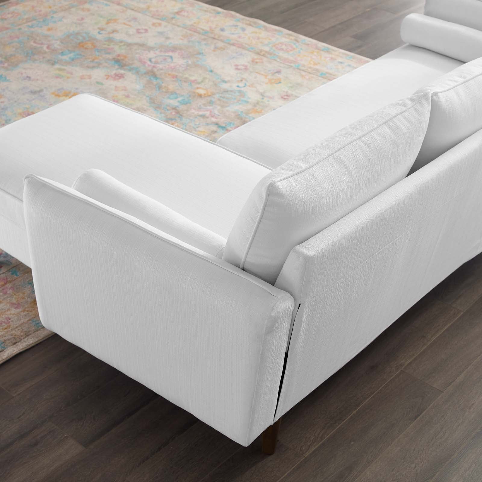 Modway Sectional Sofas - Revive Upholstered Right or Left Sectional Sofa White