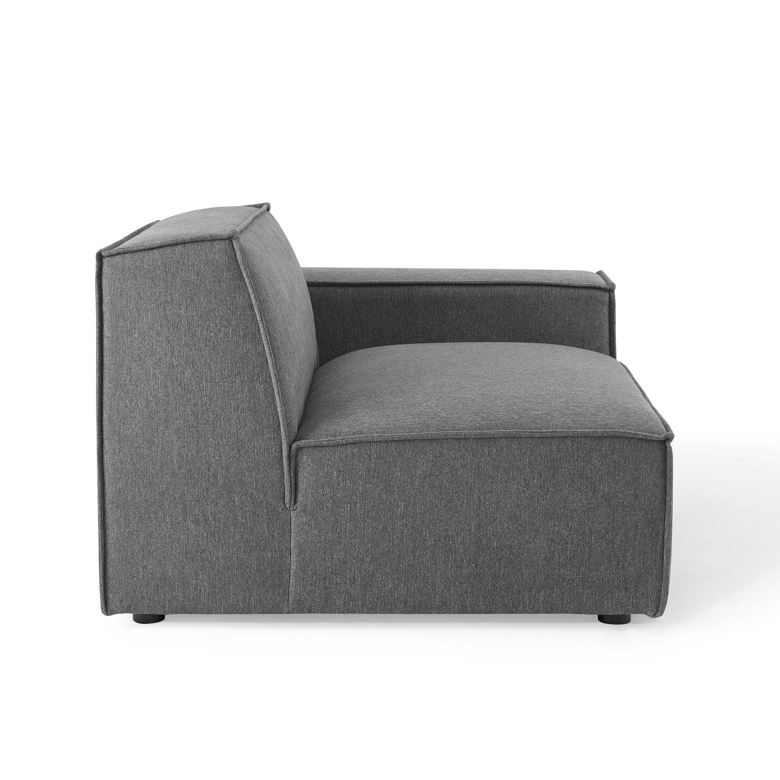 Modway Accent Chairs - Restore Right-Arm Sectional Chair Charcoal