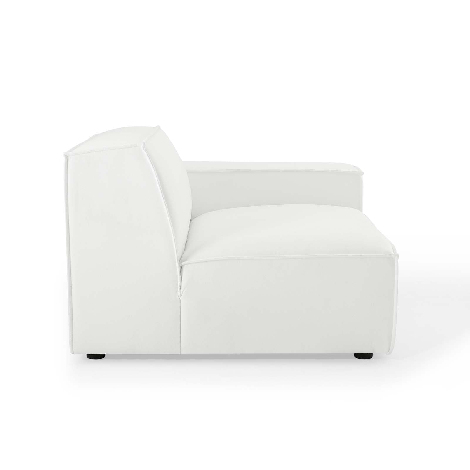 Modway Accent Chairs - Restore Right-Arm Sectional Sofa Chair White