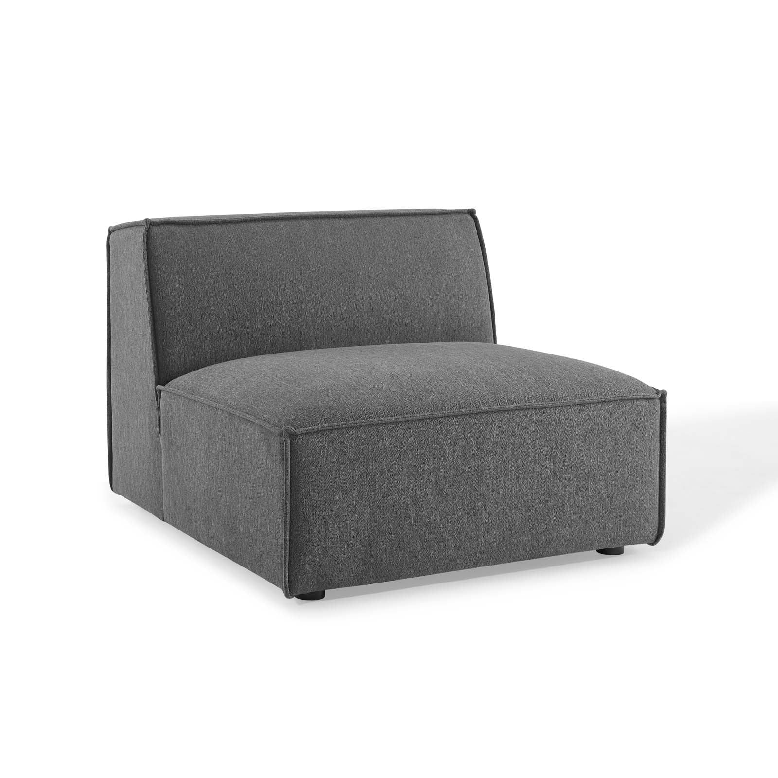 Modway Accent Chairs - Restore Armless Chair Charcoal