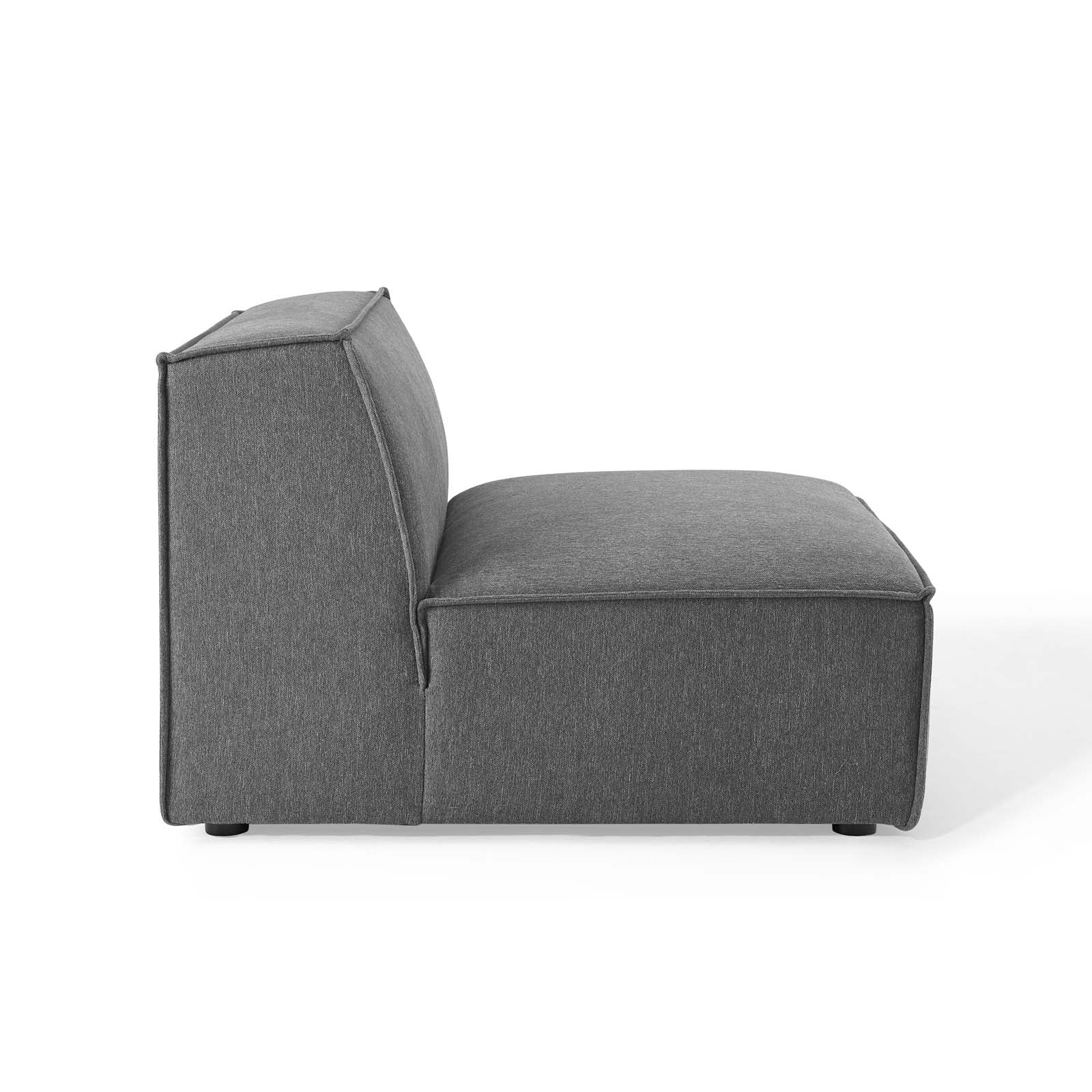 Modway Accent Chairs - Restore Armless Chair Charcoal