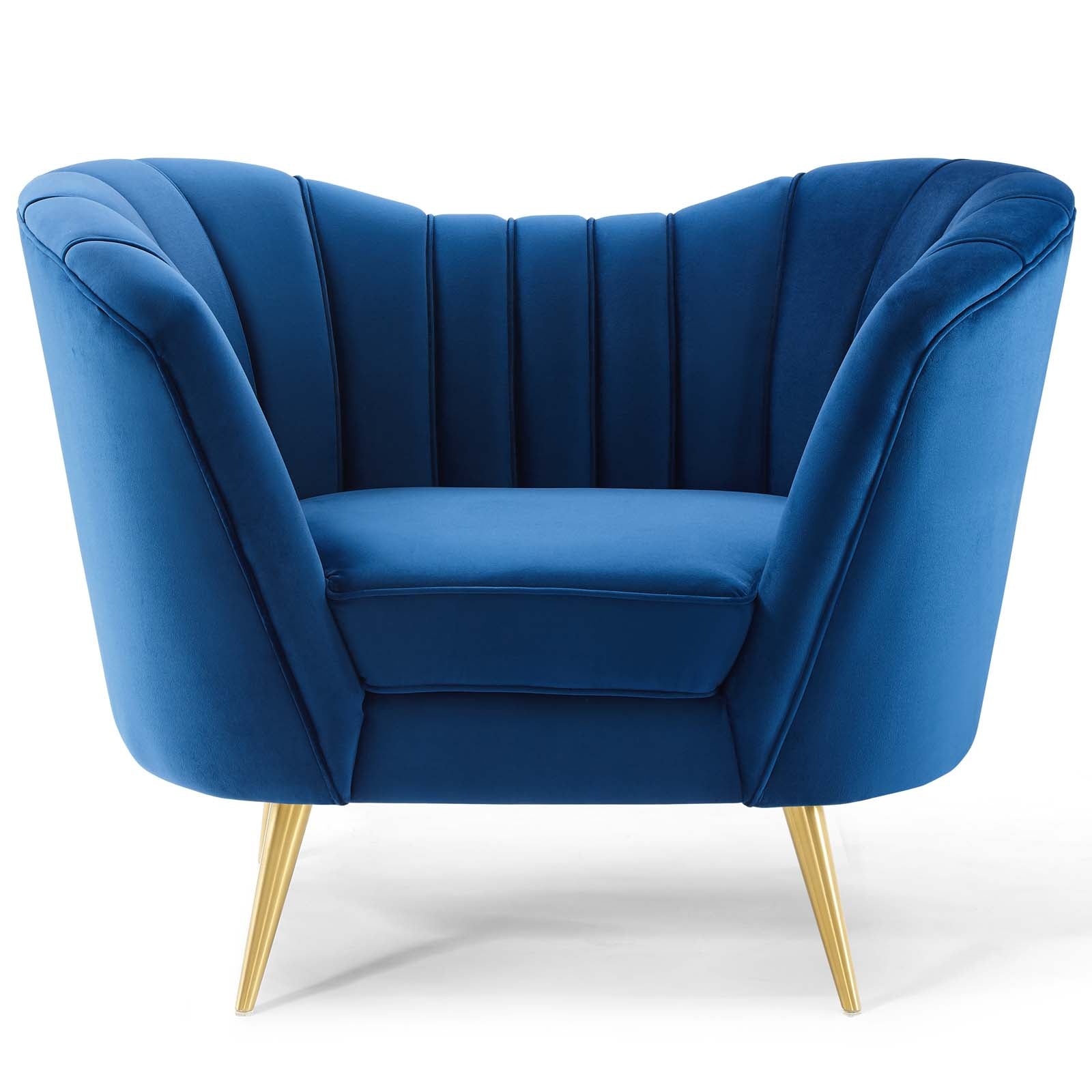 Modway Accent Chairs - Opportunity Armchair Navy & Gold
