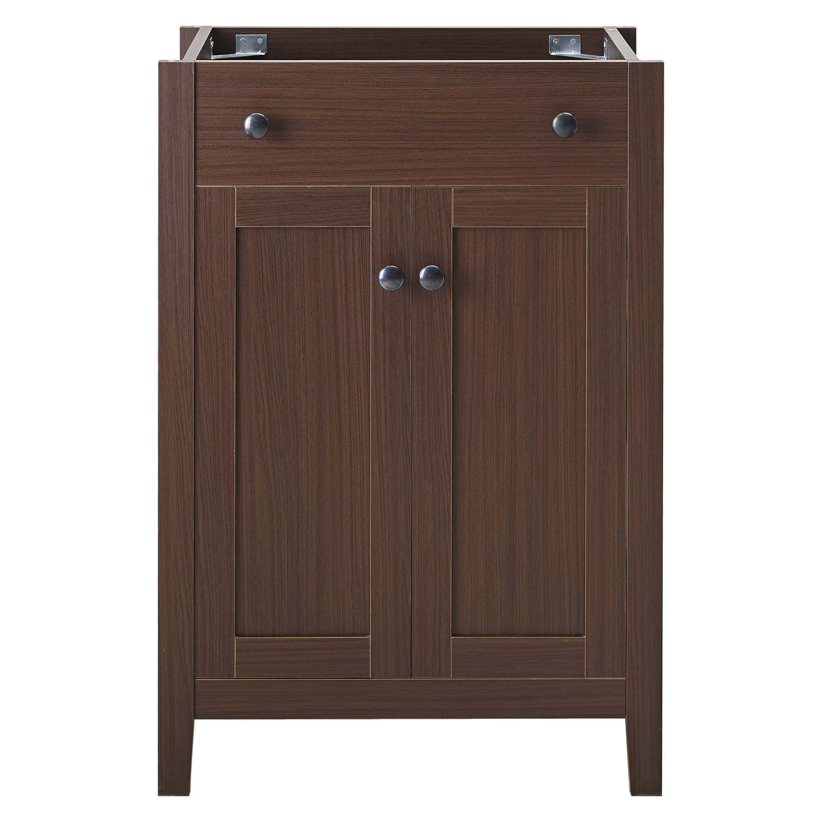 Modway Bathroom Vanity - Nantucket 24" Bathroom Vanity Cabinet (Sink Basin Not Included) Walnut