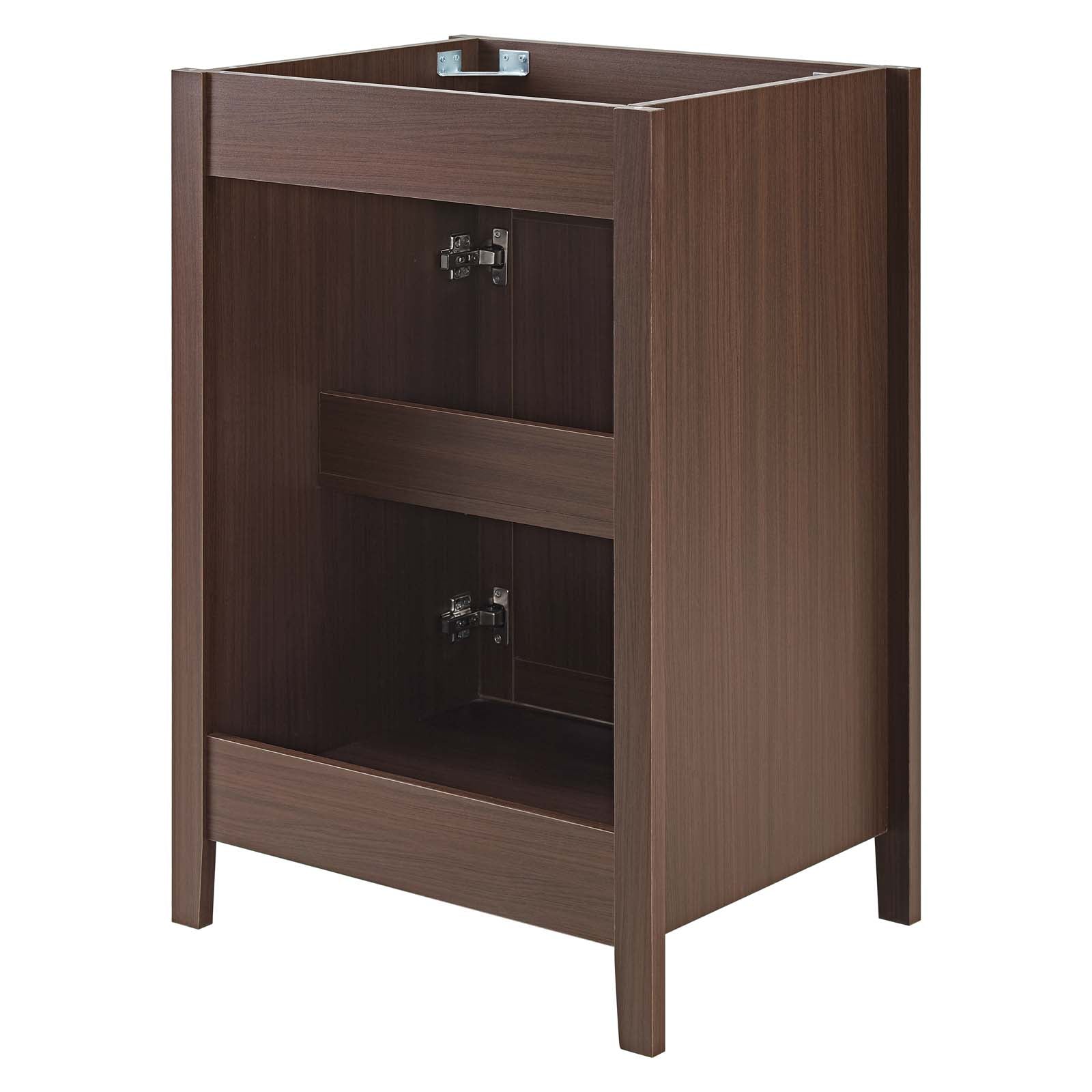 Modway Bathroom Vanity - Nantucket 24" Bathroom Vanity Cabinet (Sink Basin Not Included) Walnut