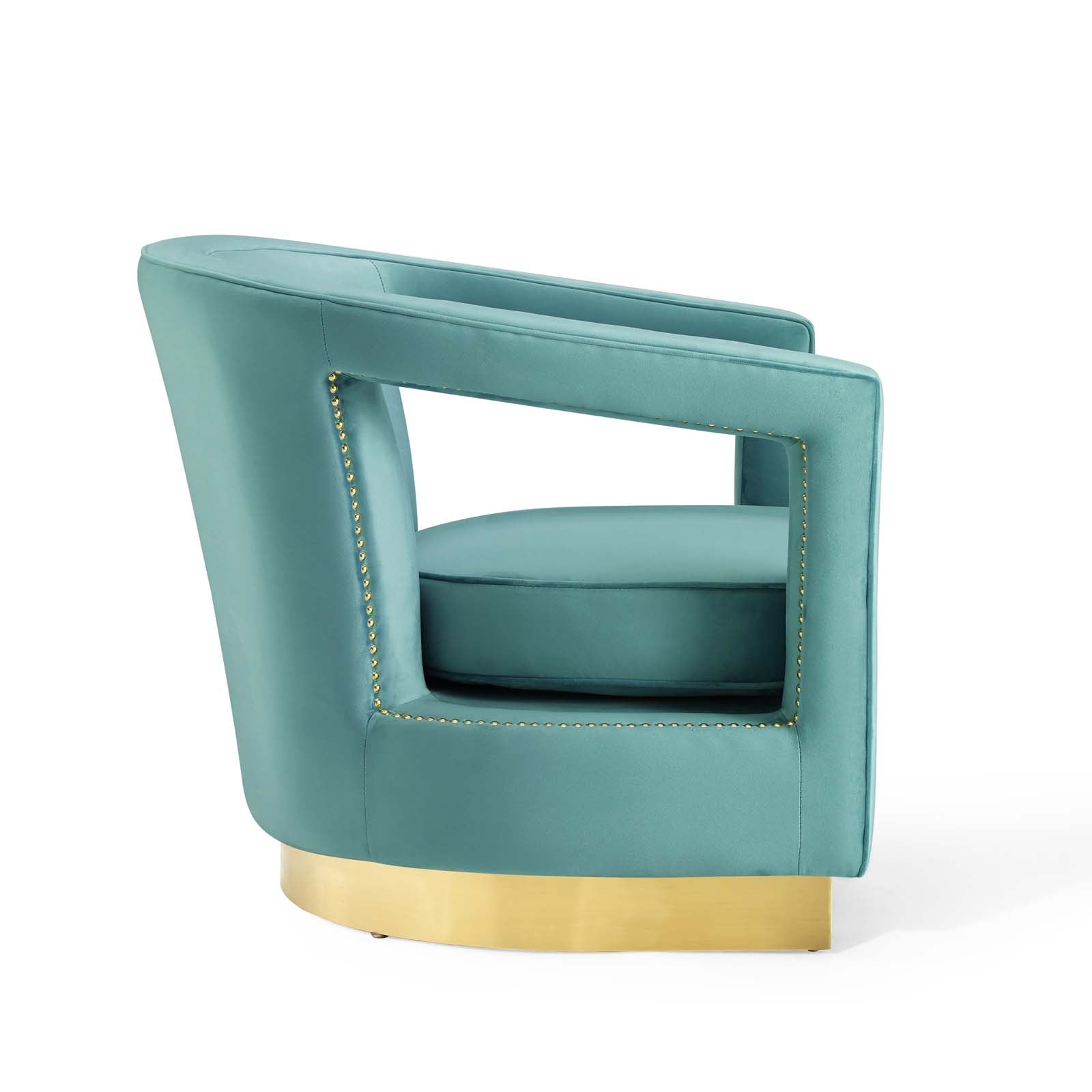 Modway Chairs - Frolick Performance Velvet Armchair Mint