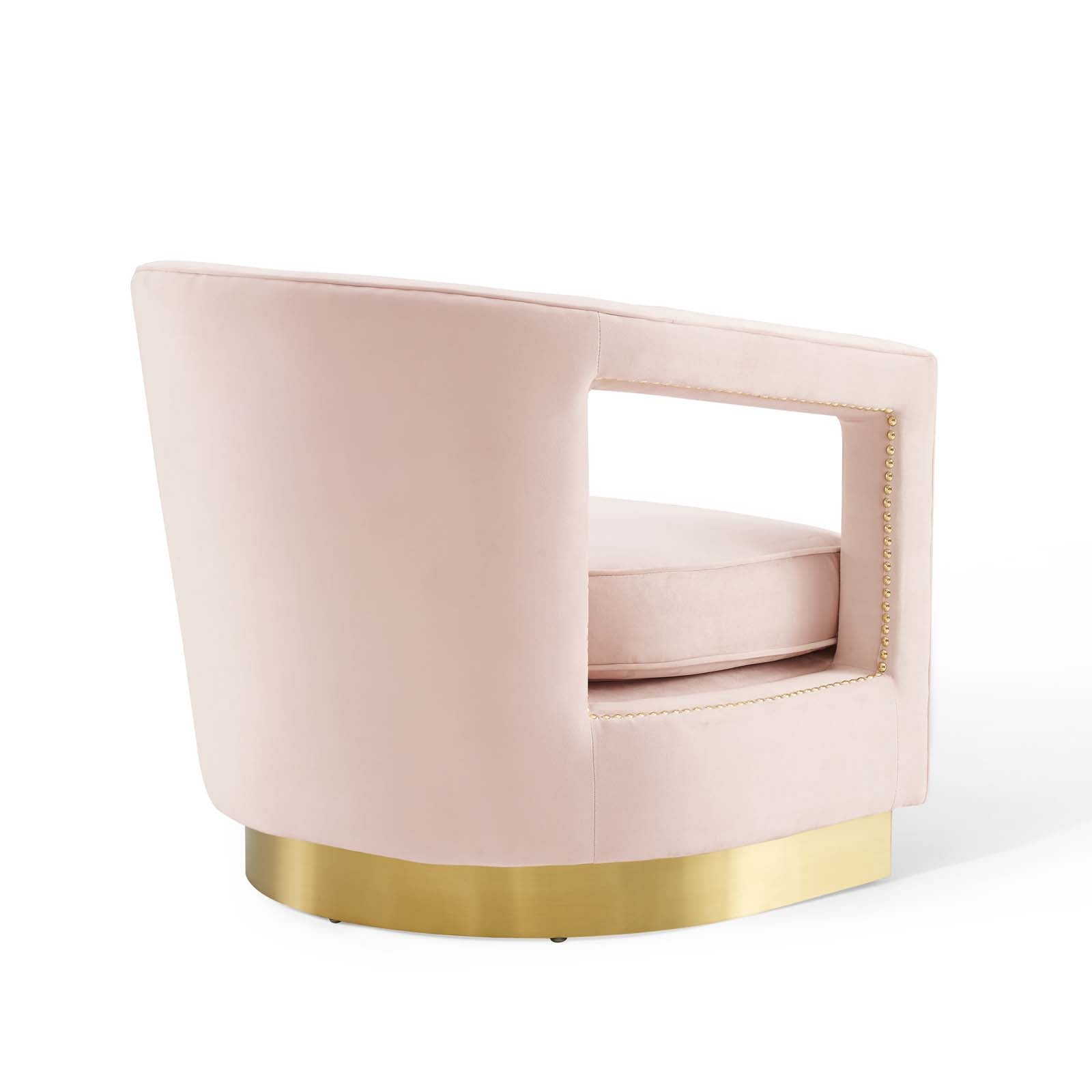 Modway Chairs - Frolick Performance Velvet Armchair Pink