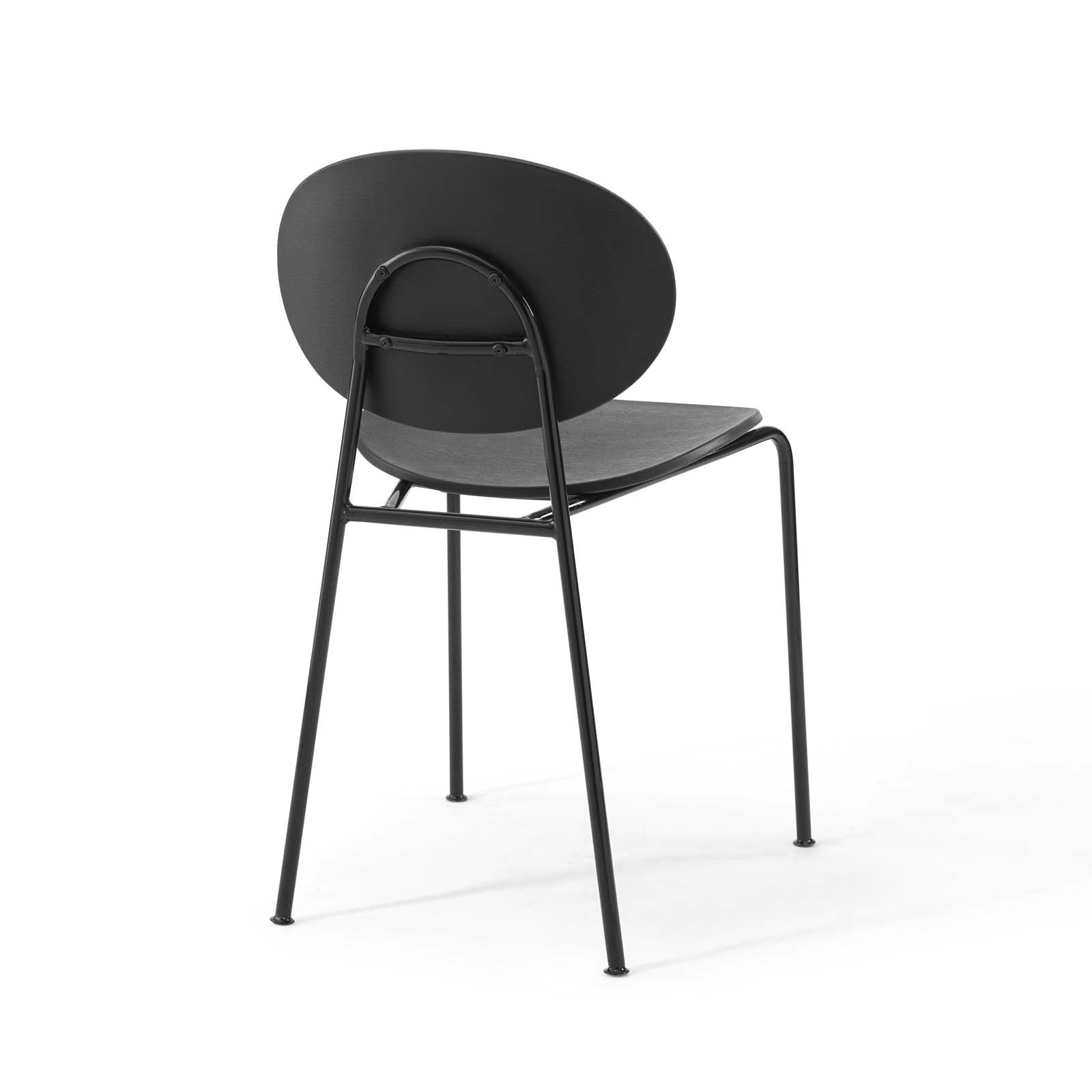 Modway Dining Chairs - Palette Dining Side Chair Set of 2 Black